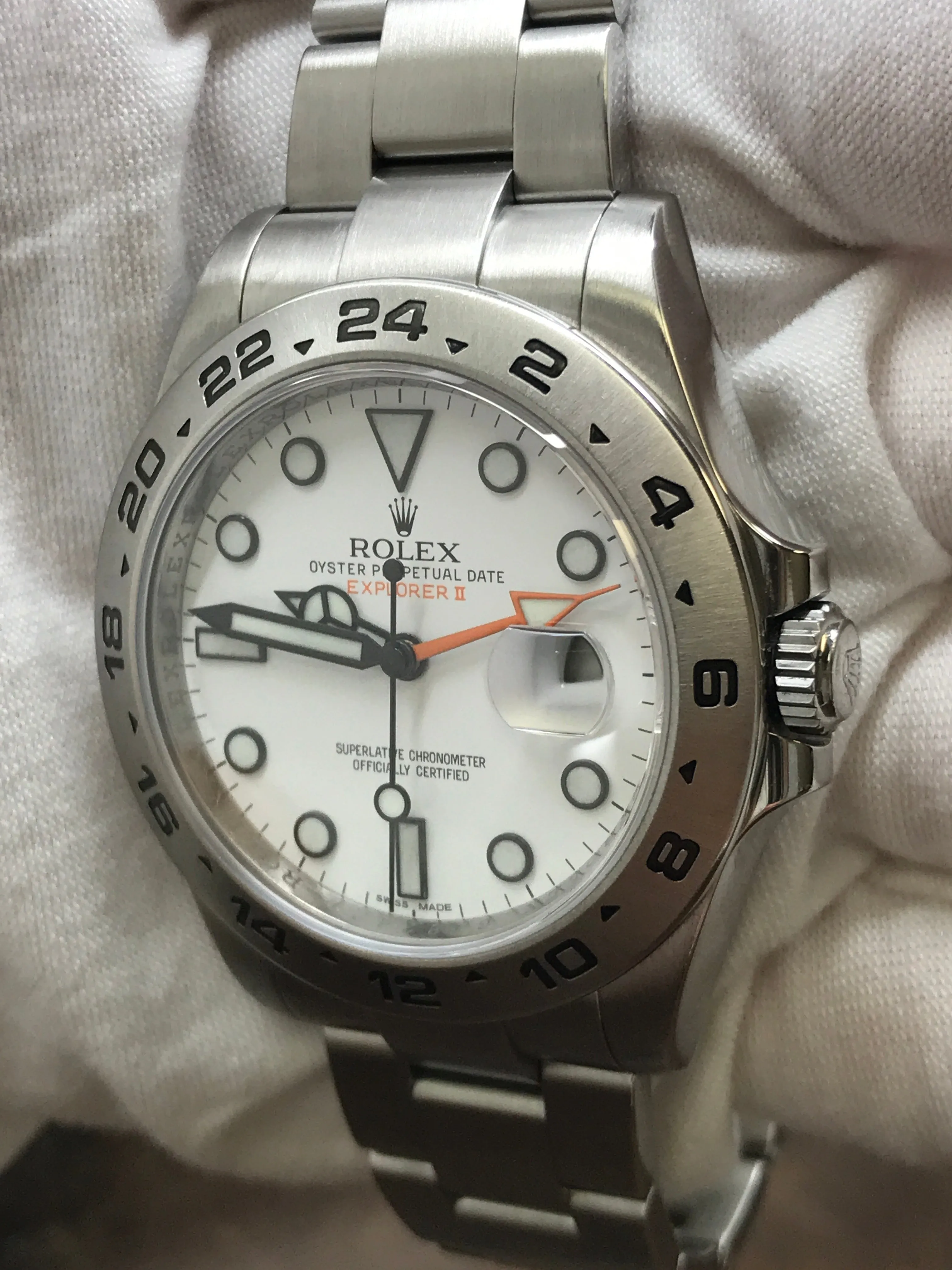 Rolex Explorer II 216570 White Dial Automatic Men's Watch