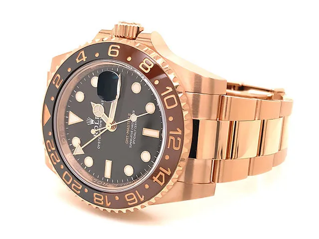 Rolex GMT-Master II 126715CHNR Root Beer 18K Everose Gold, Unworn Full Set 2021