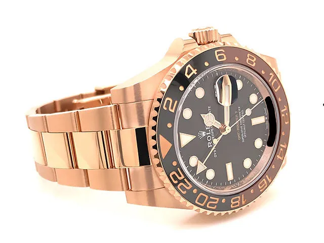 Rolex GMT-Master II 126715CHNR Root Beer 18K Everose Gold, Unworn Full Set 2021