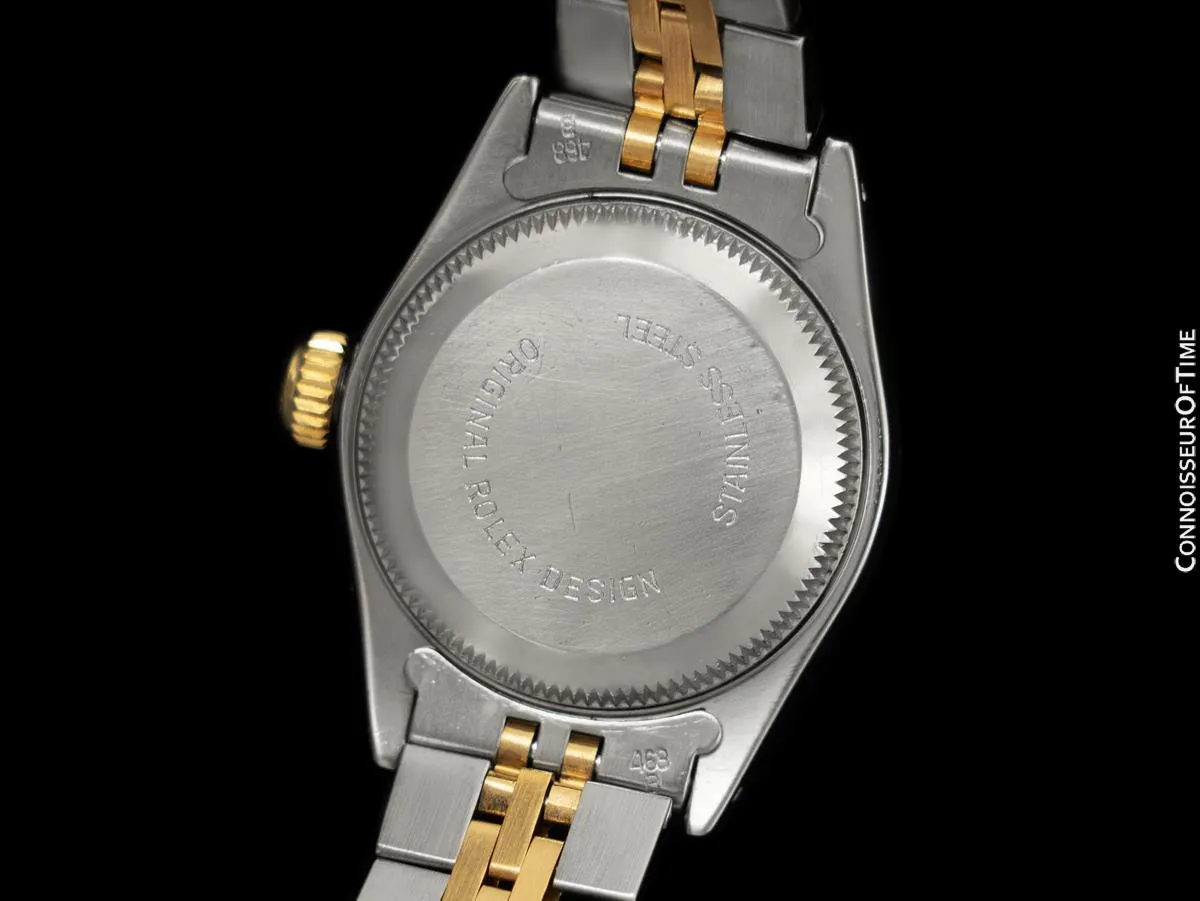 Rolex Ladies 2-Tone Datejust, Champagne Dial - 18K Gold & Stainless Steel, 67193