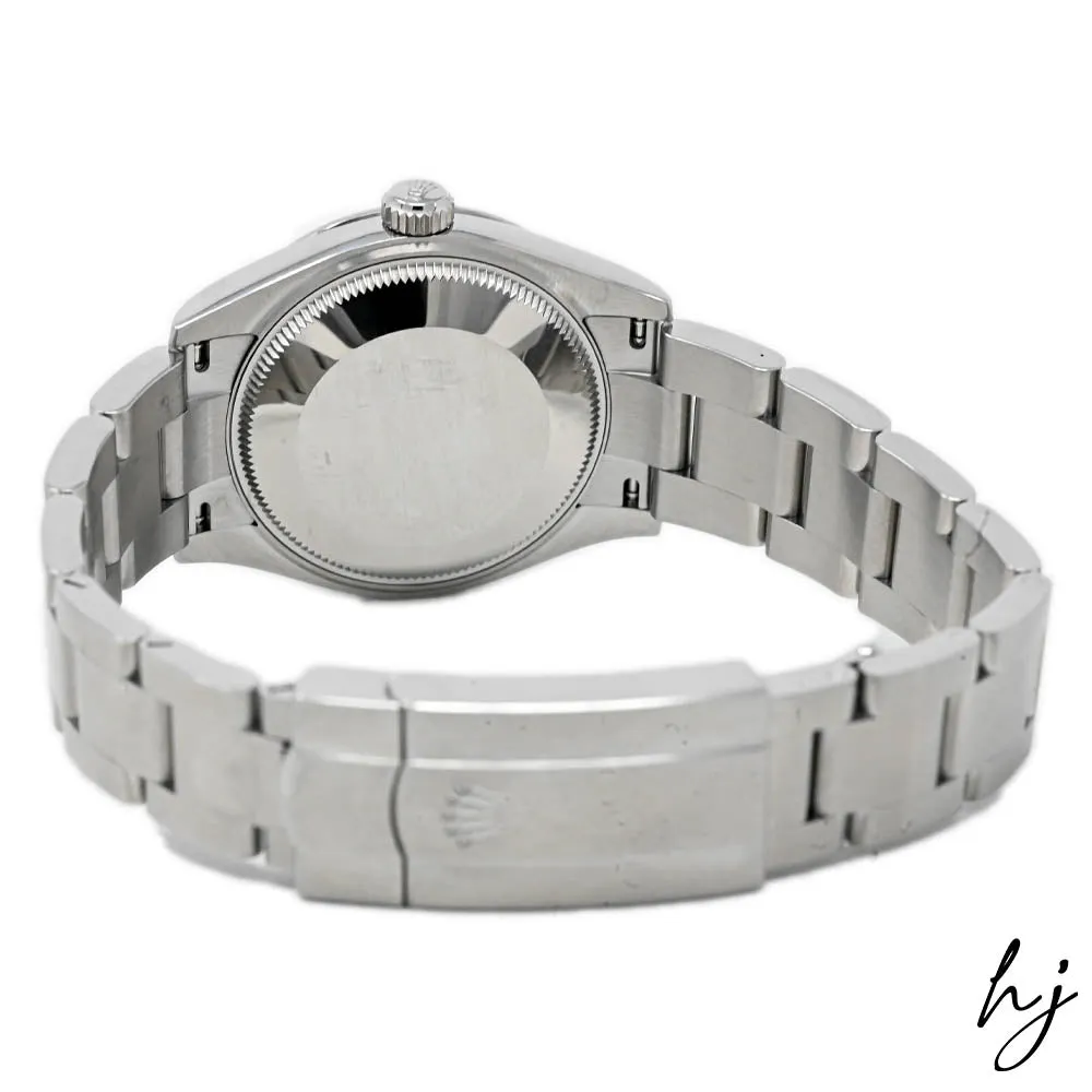 Rolex Ladies Oyster Perpetual Stainless Steel 31mm Tiffany Blue Stick Dial Watch Reference #: 277200