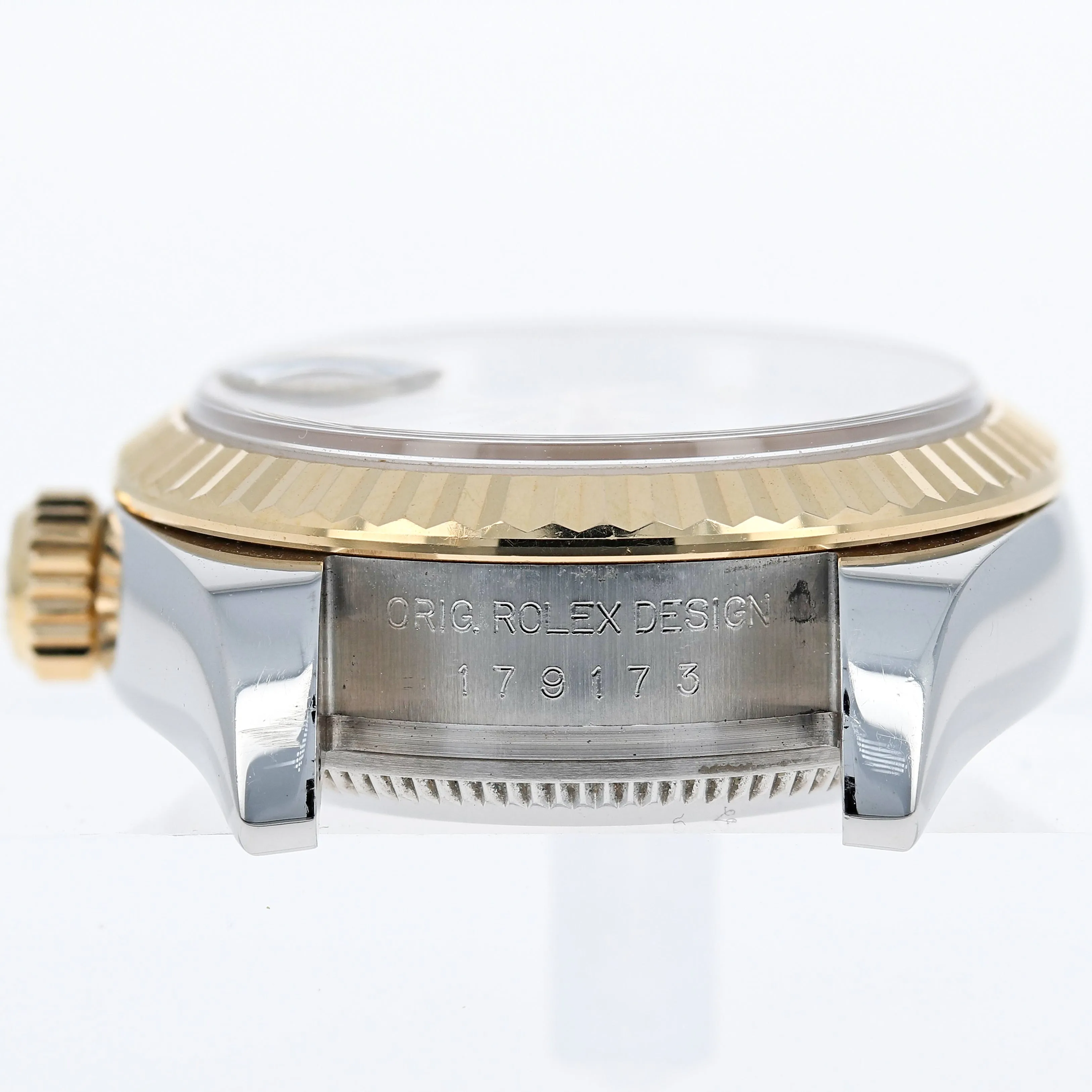 Rolex Lady-Datejust 179173 White Roman c. 2008 Mint Jubilee 18k Yellow Gold & Steel 26 mm