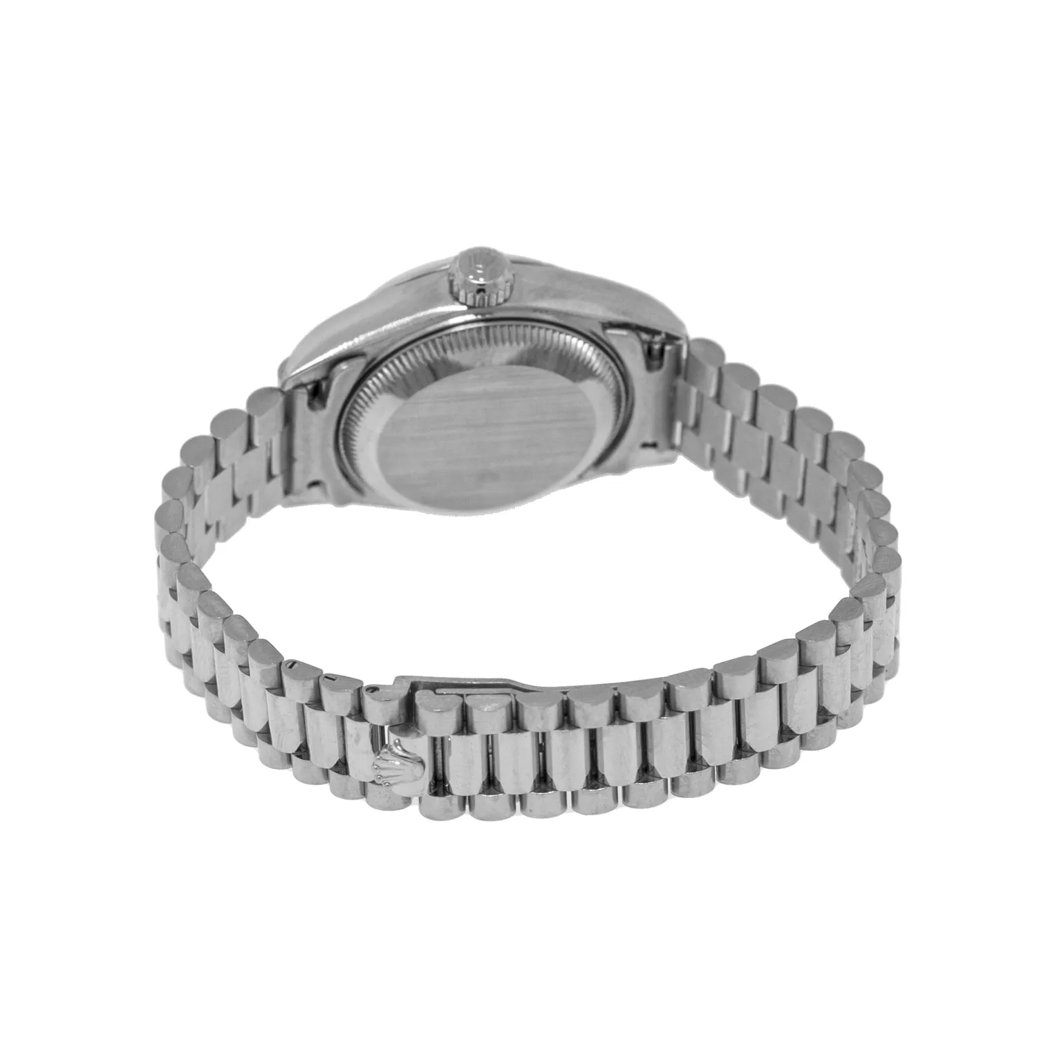 Rolex Lady-Datejust 26mm White Gold Silver Index Dial & Fluted Bezel 69179