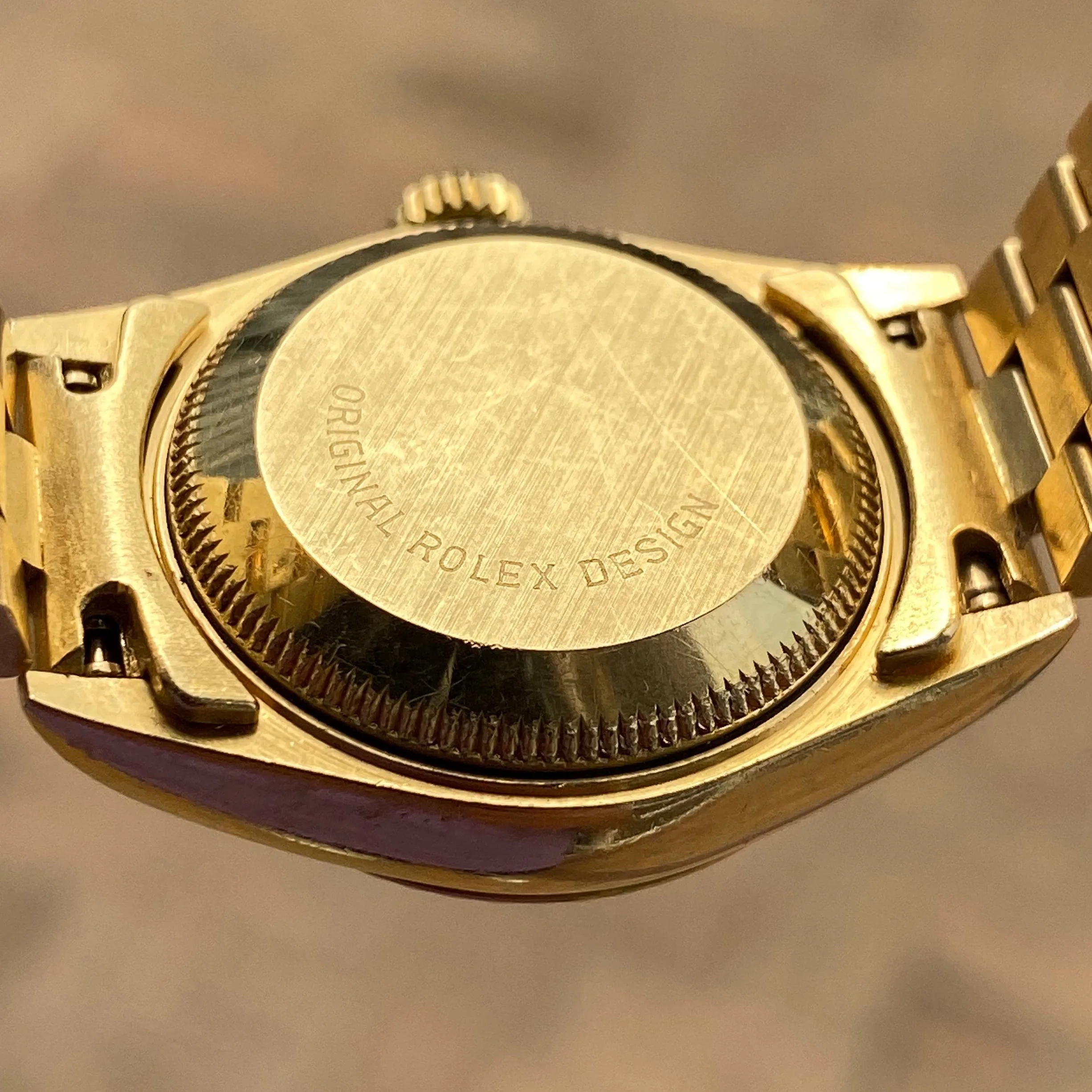 Rolex Lady-Datejust 69178 White Roman Papers c. 1986 Mint President 18k Yellow Gold 26 mm