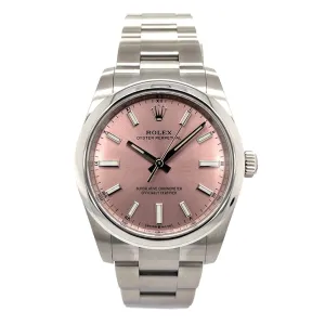 Rolex Oyster Perpetual 34 Pink Dial 124200 - Pre-Owned