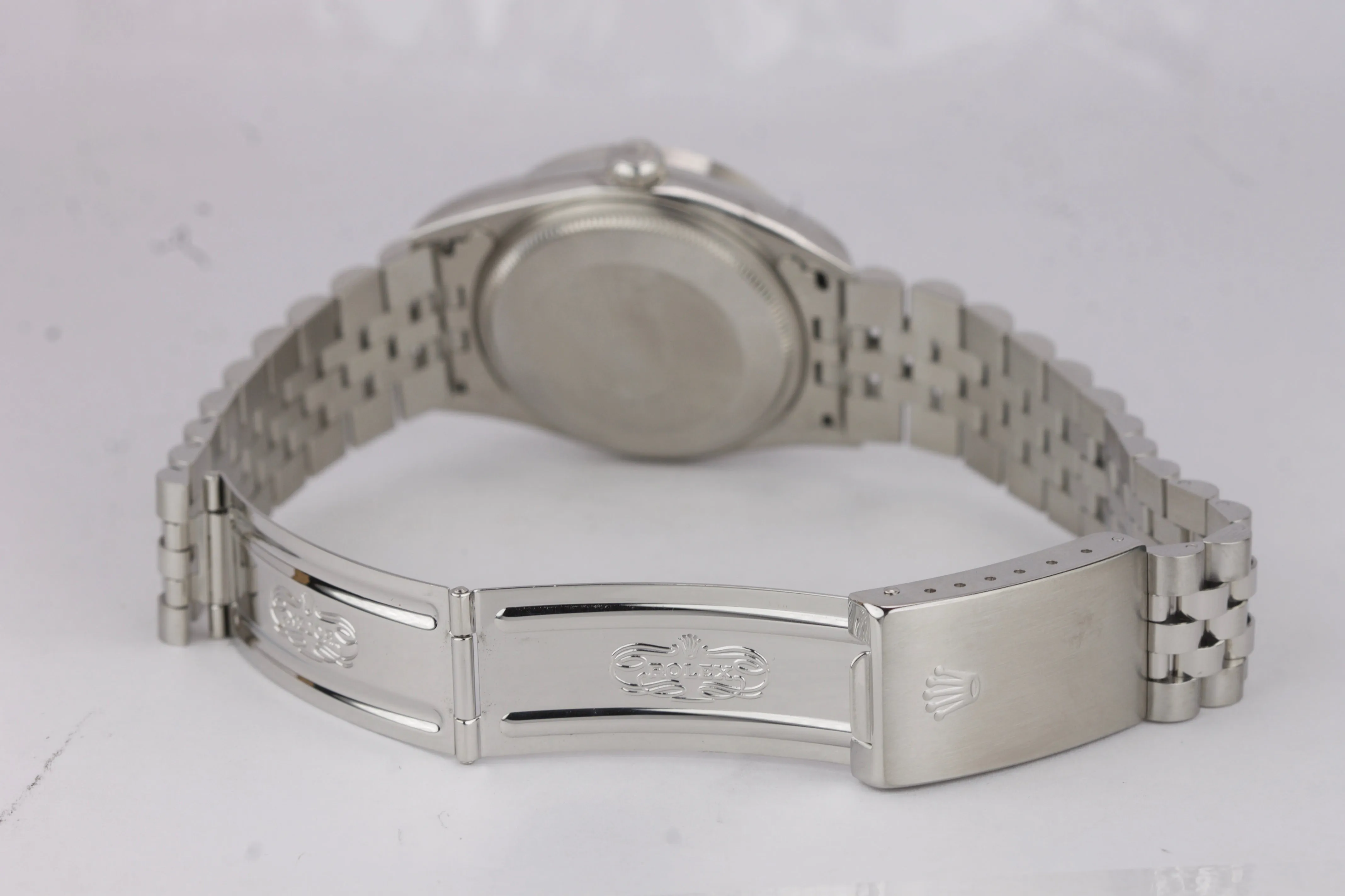 Rolex Oyster Perpetual Air-King 34mm Rose Arabic Engine Turn Jubilee Watch 14010