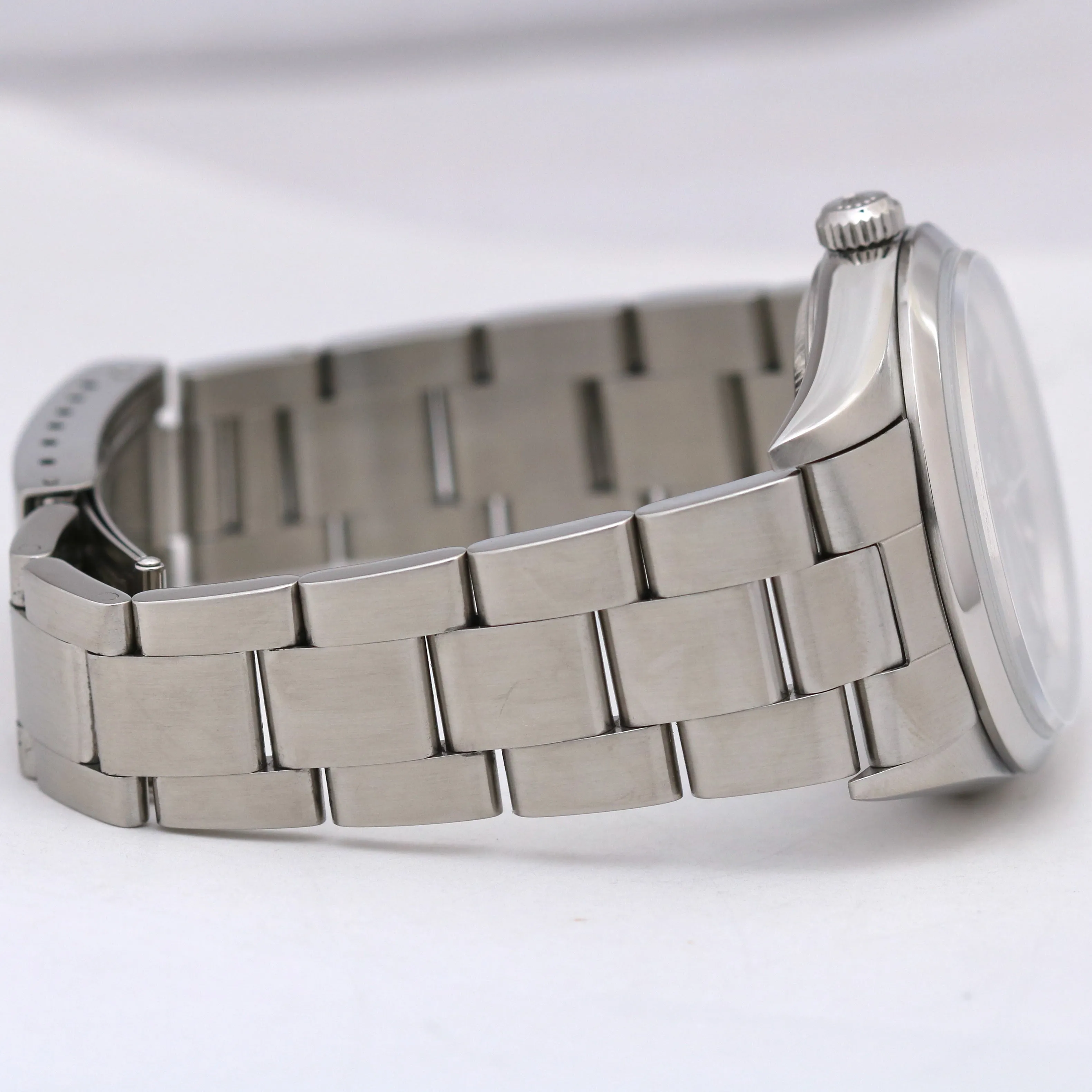 Rolex Oyster Perpetual Air-King BLUE 34mm Stainless Steel Oyster Watch 14000M