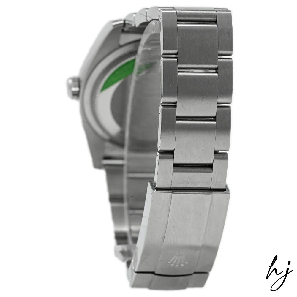 Rolex Oyster Perpetual Stainless Steel 36mm White Stick Dial Watch Reference #: 116000