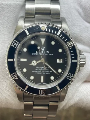 Rolex Sea-Dweller Triple Six 16660 Black Dial Automatic Men's Watch