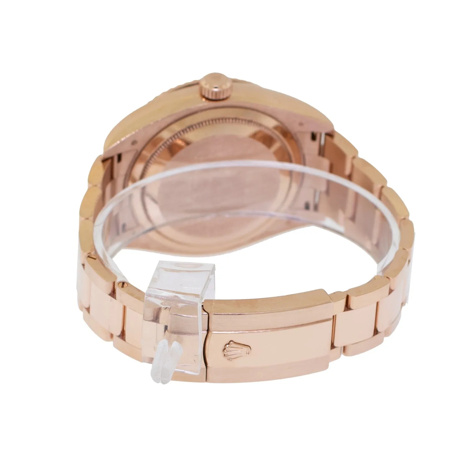 Rolex Sky-Dweller 42mm Everose Gold Chocolate Index Dial Fluted Bezel 326935