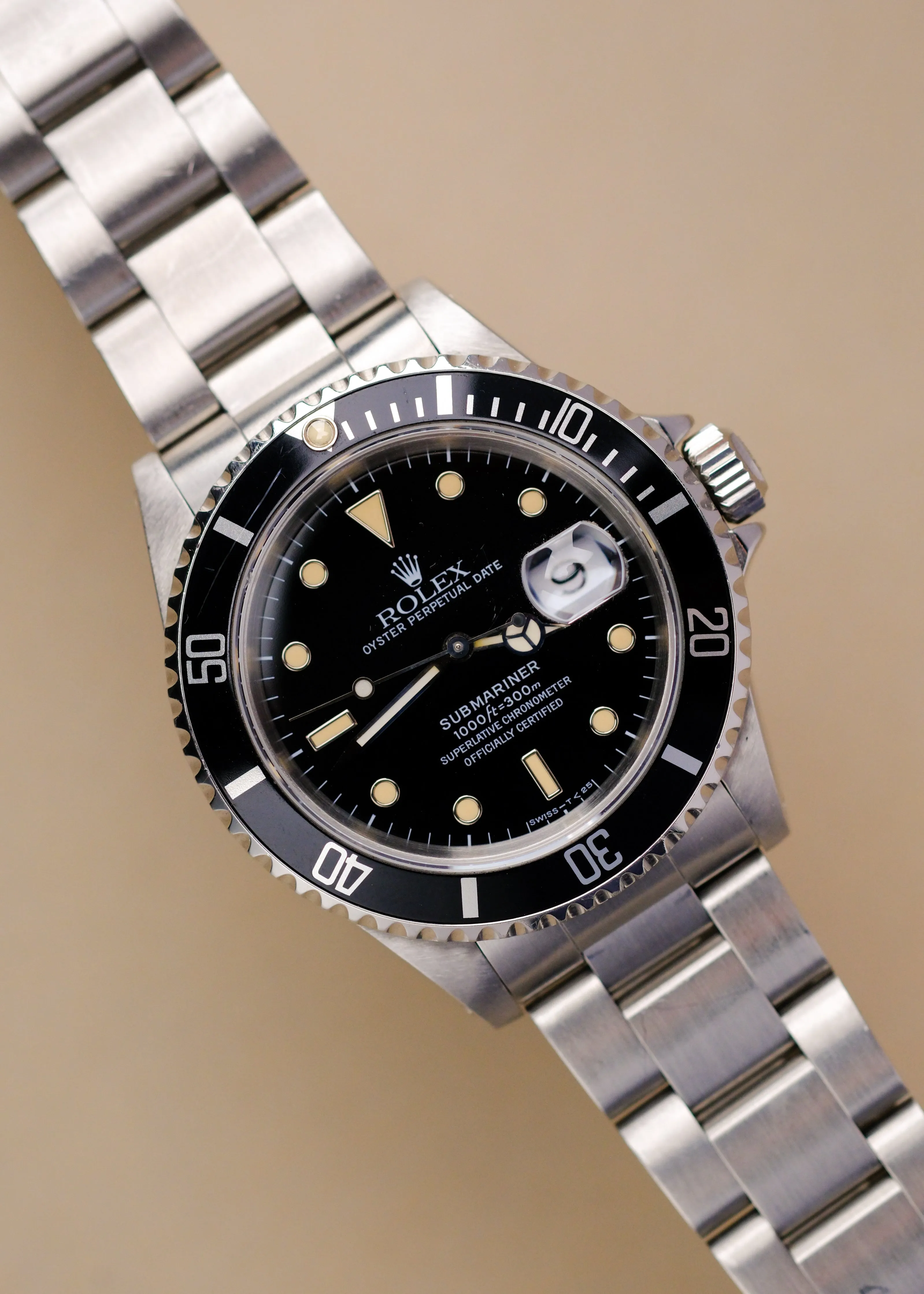 Rolex Submariner 16610 Orange Patina - 1990