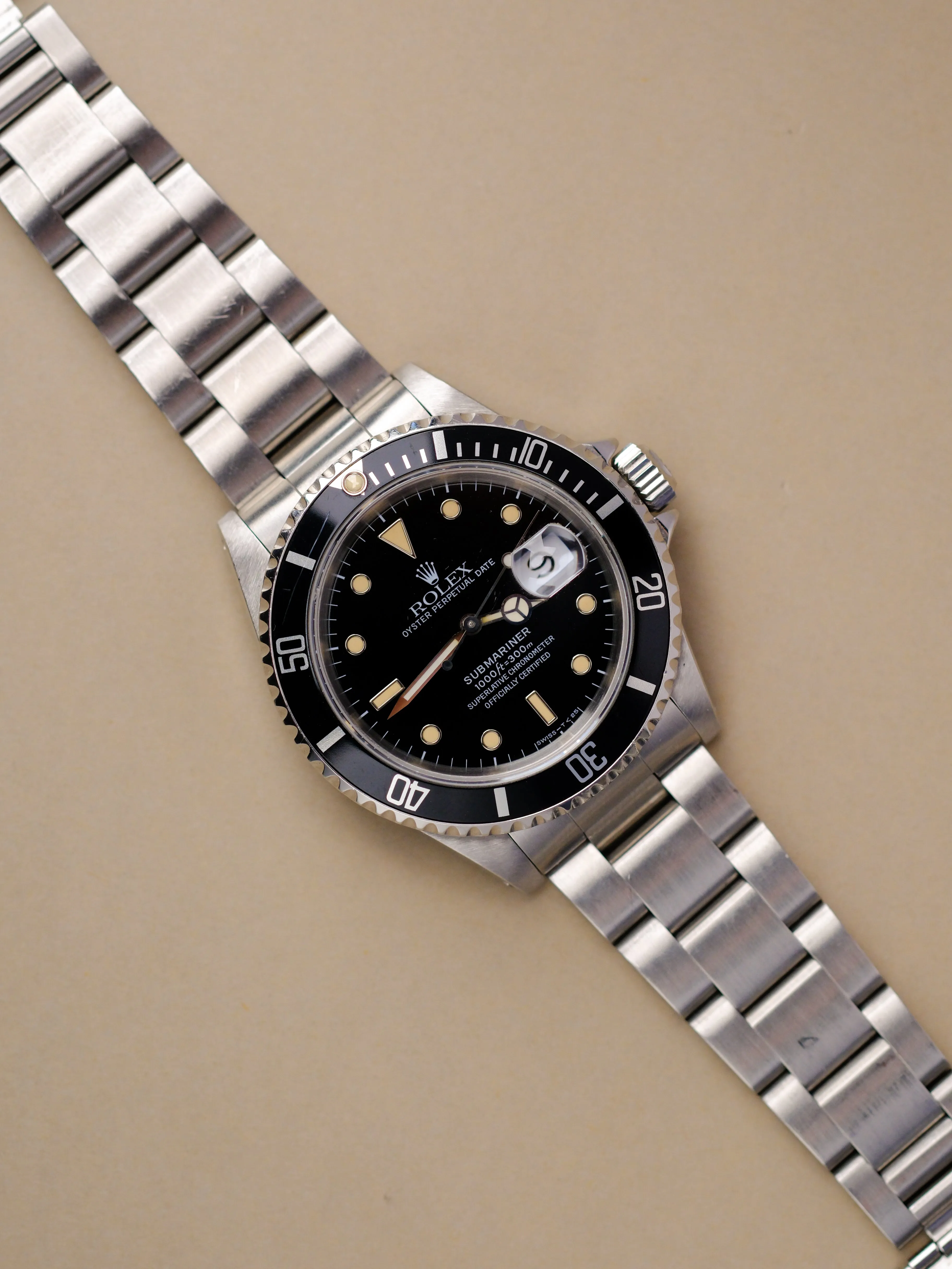 Rolex Submariner 16610 Orange Patina - 1990