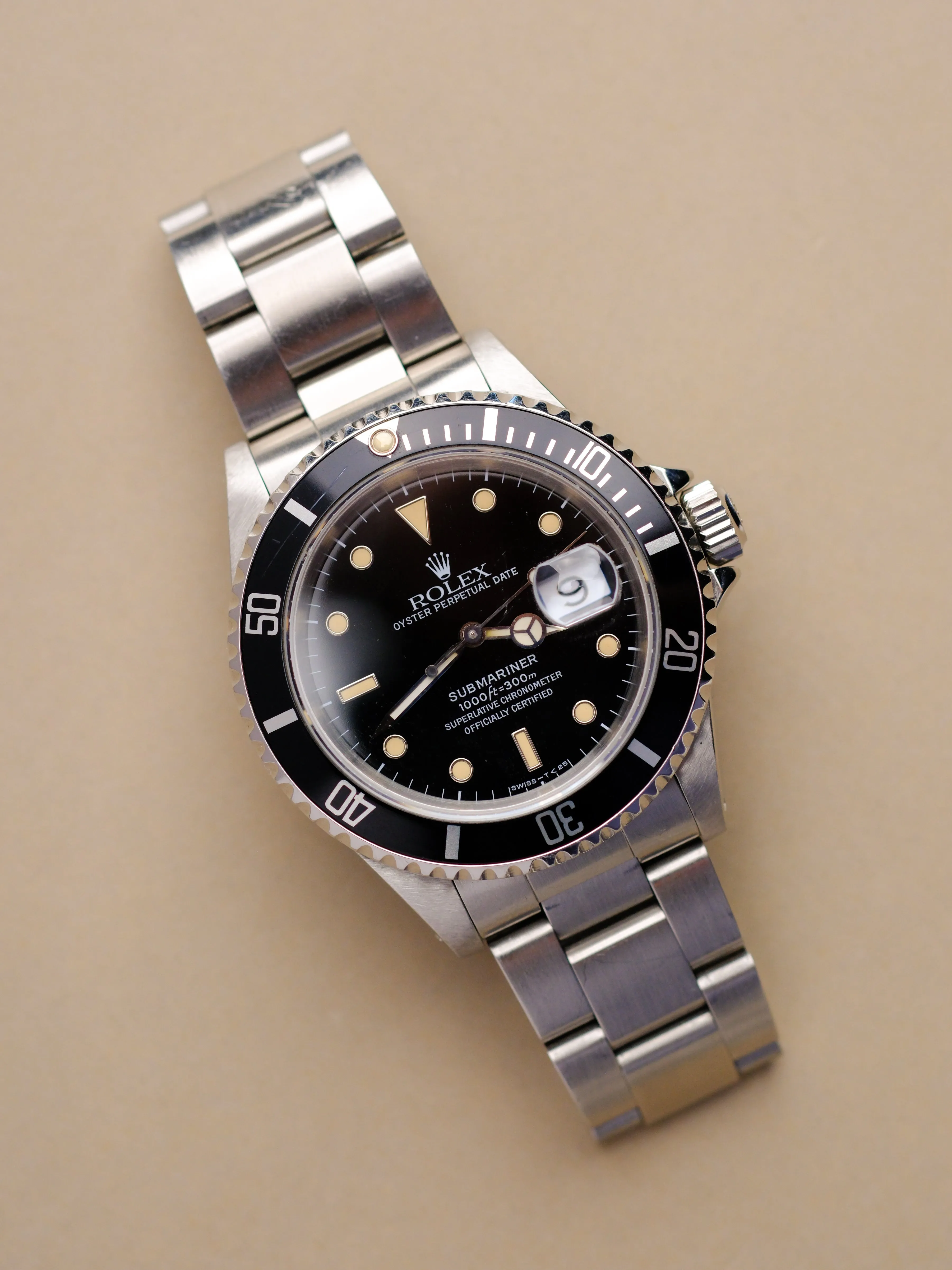 Rolex Submariner 16610 Orange Patina - 1990