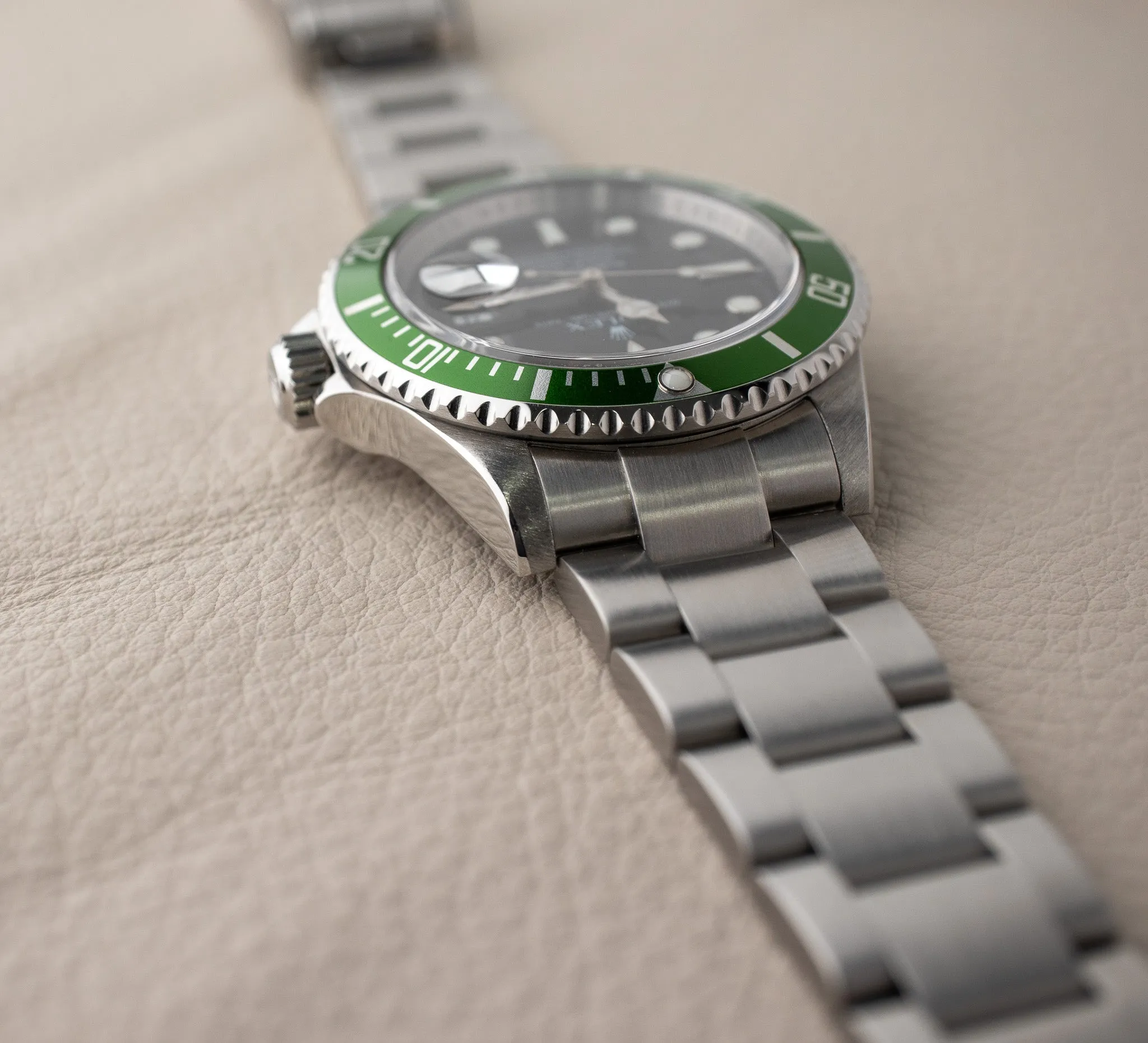 Rolex Submariner 16610LV 'Kermit' Engraved