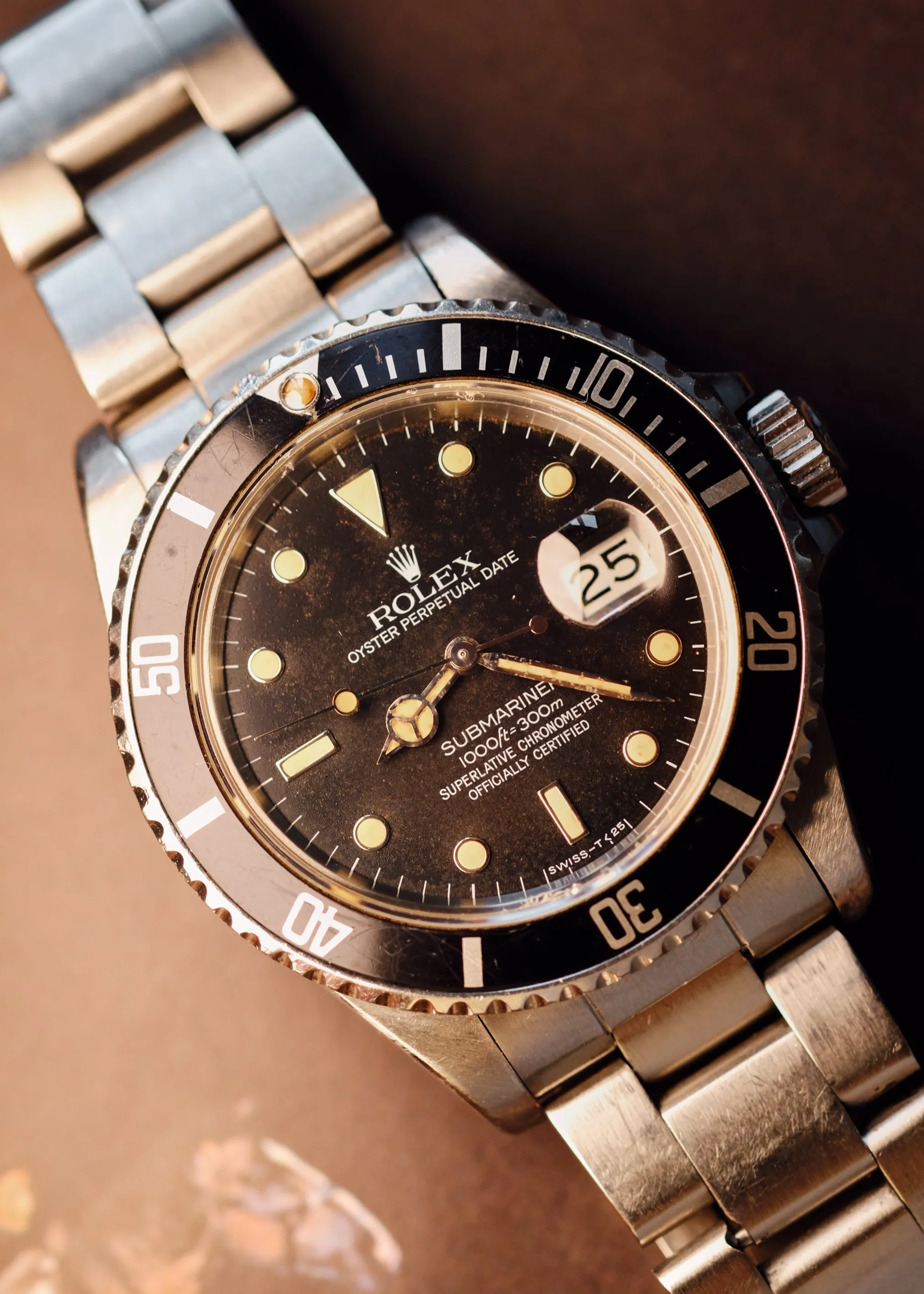 Rolex Submariner 16800 Sandy Tropical Dial - 1985