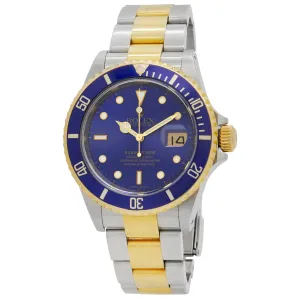 Rolex Submariner Date 16613 Blue Dial Automatic Men's Watch