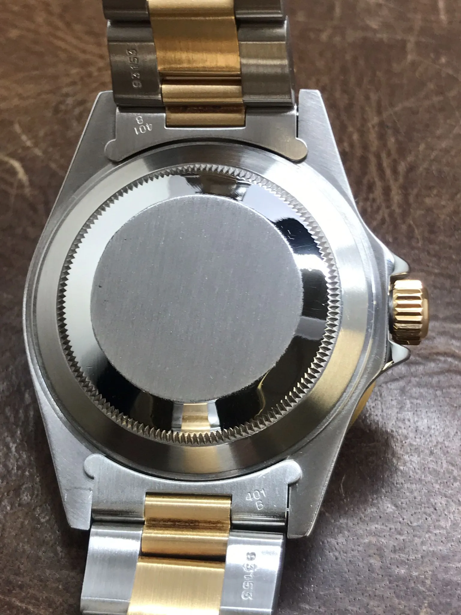 Rolex Submariner Date 16613 Faded Blue Dial Automatic Men's Watch