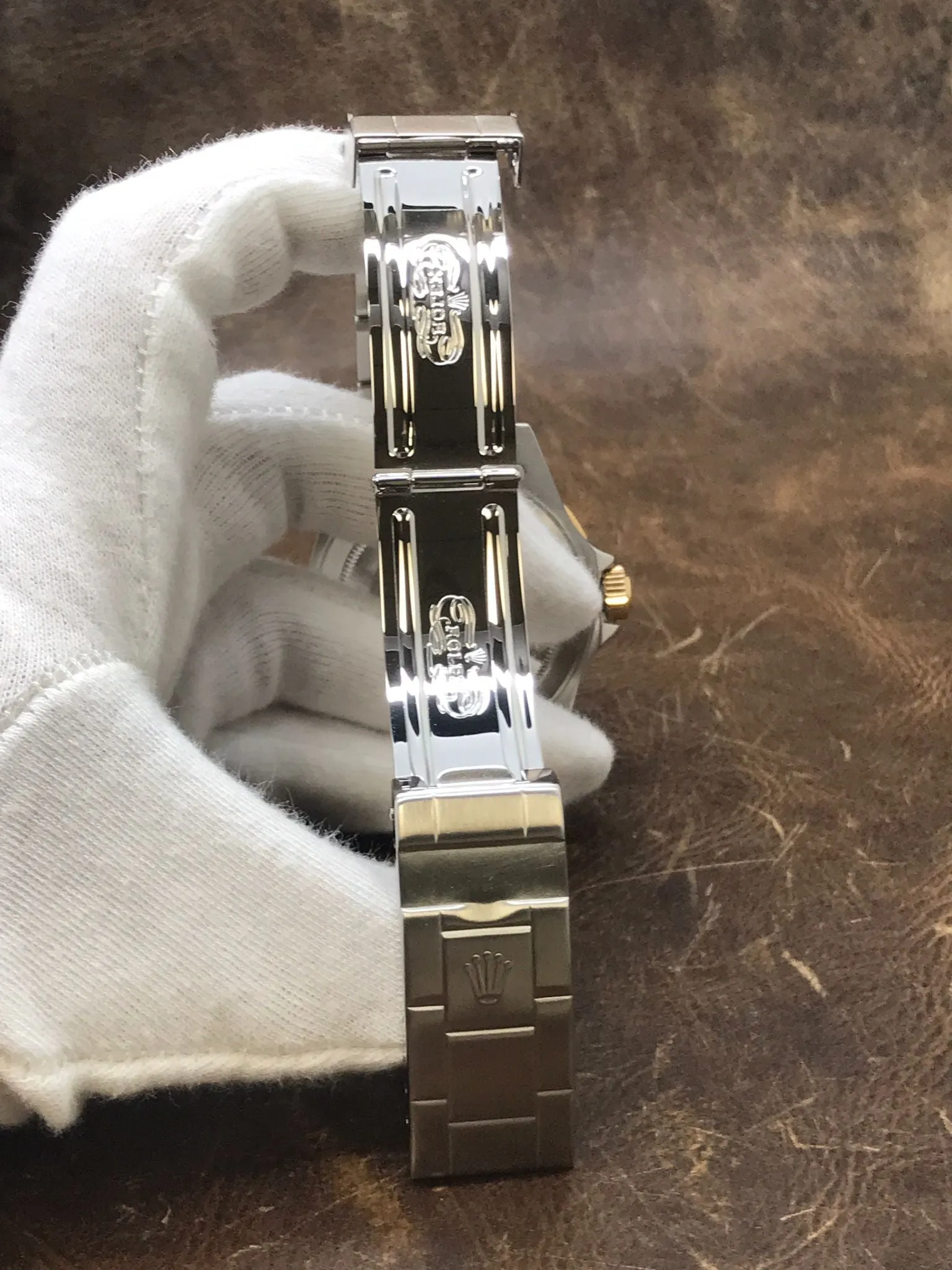 Rolex Submariner Date 16613 Faded Blue Dial Automatic Men's Watch