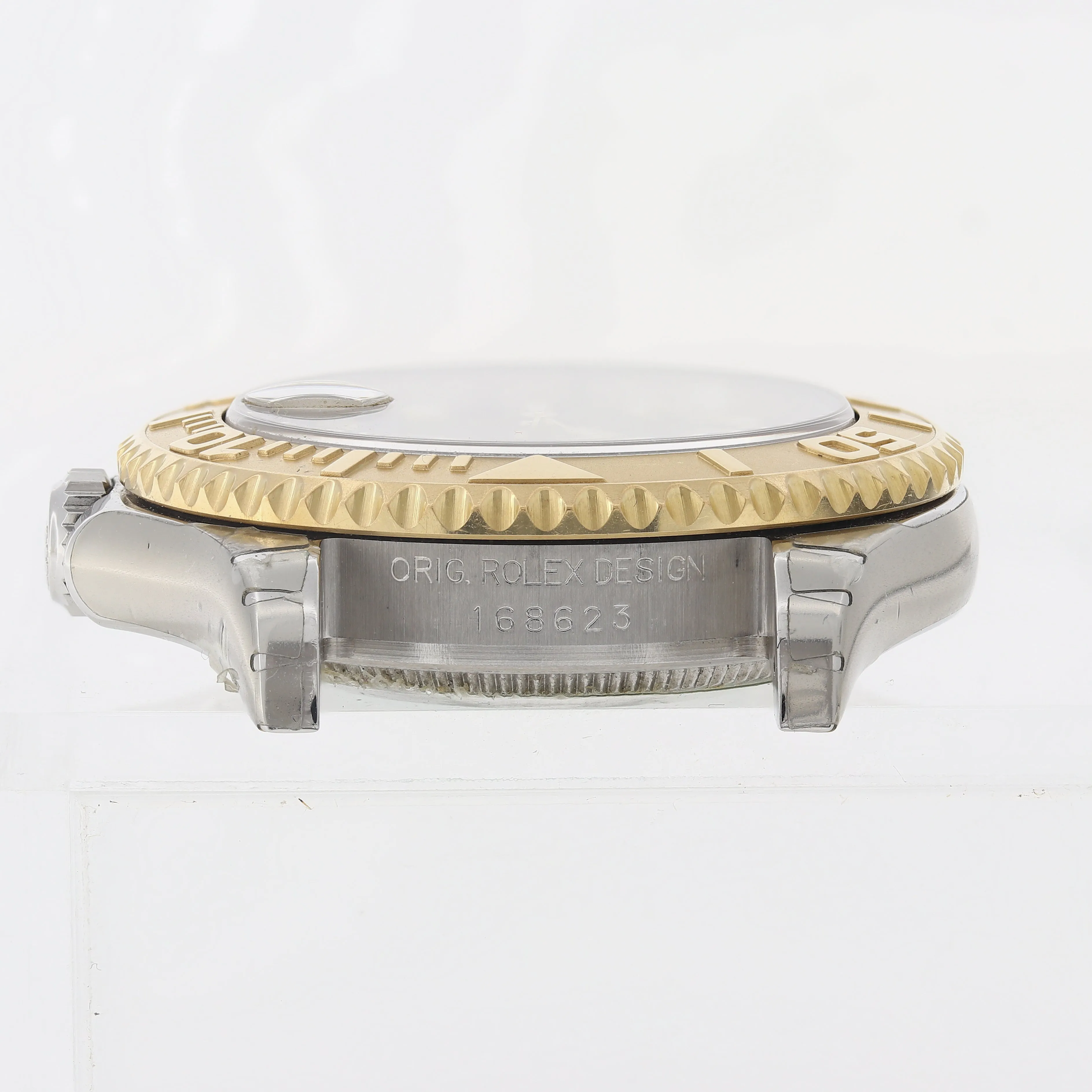 Rolex Yacht-Master 168623 Midsize 2005 Papers Mint 18k Yellow Gold & Steel 35 mm