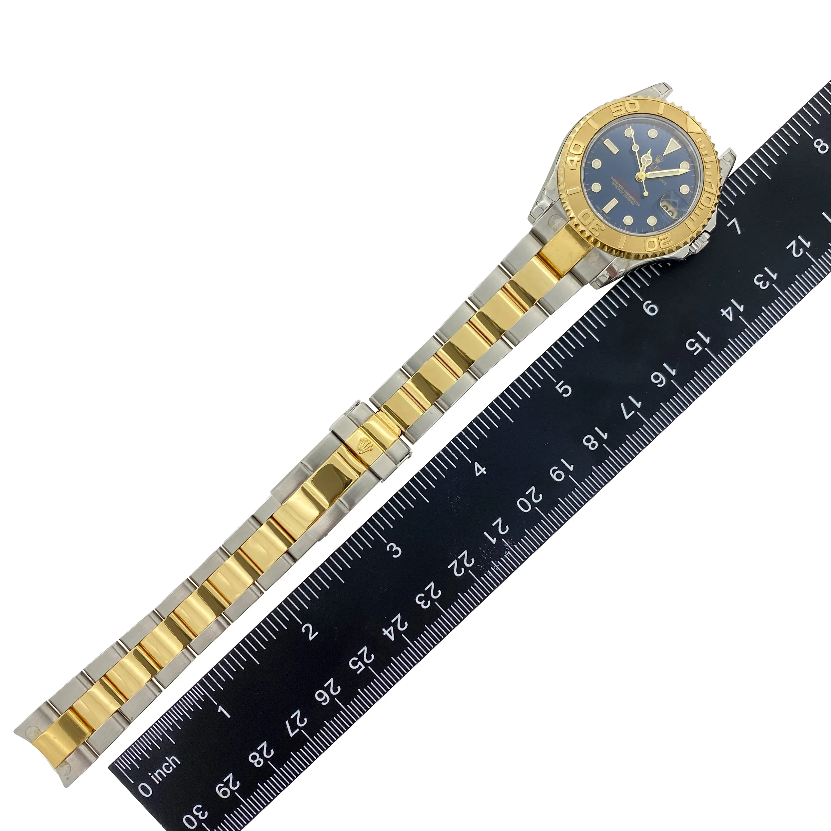 Rolex Yacht-Master 168623 Midsize 2005 Papers Mint 18k Yellow Gold & Steel 35 mm