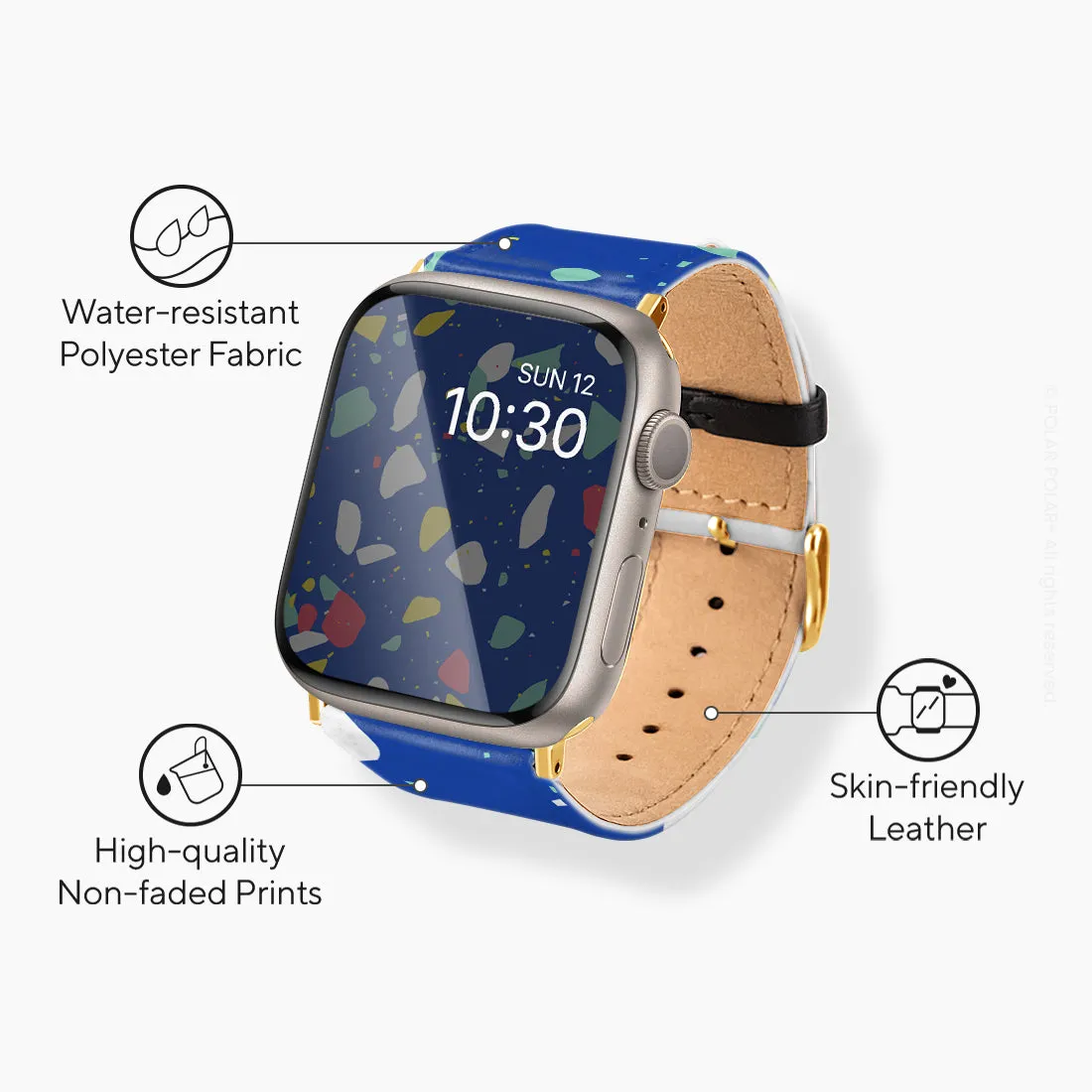Royal Blue Terrazzo - Apple Watch Band