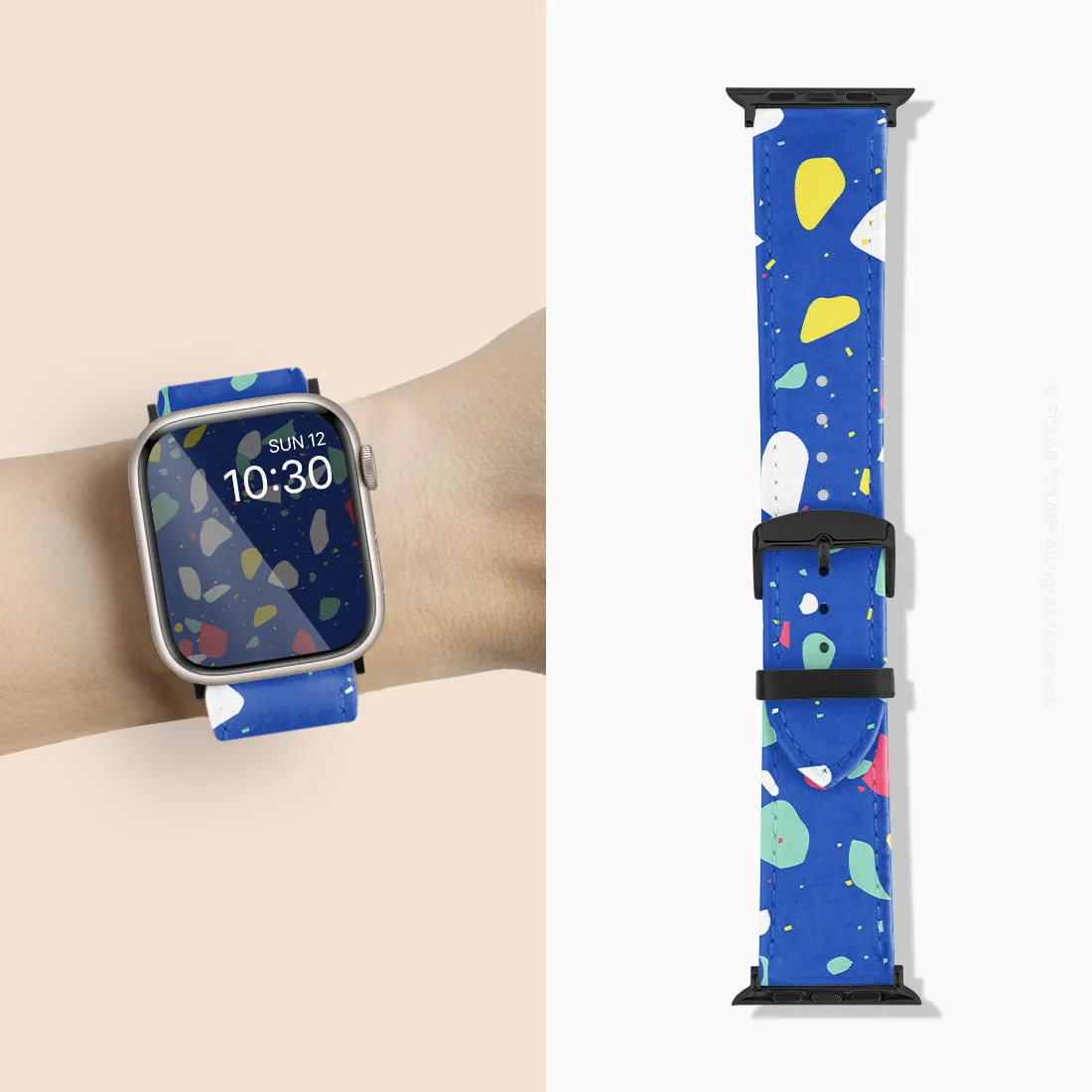 Royal Blue Terrazzo - Apple Watch Band