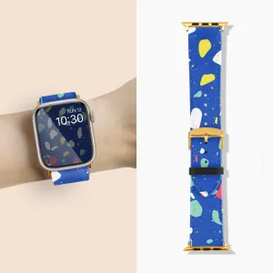 Royal Blue Terrazzo - Apple Watch Band
