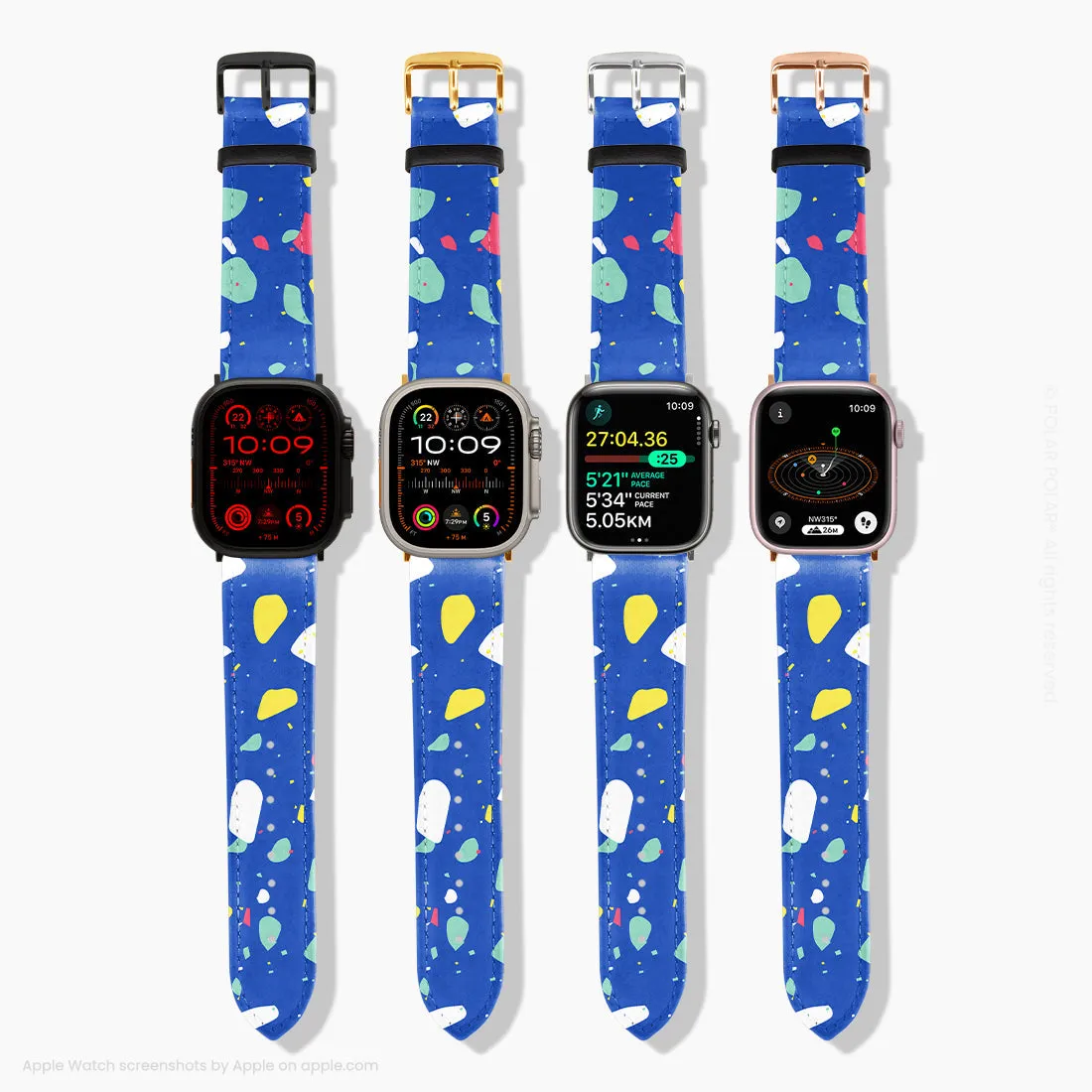 Royal Blue Terrazzo - Apple Watch Band