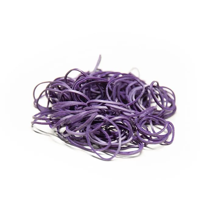 Rubber Bands #12 - Purple (1/4 lbs bag)
