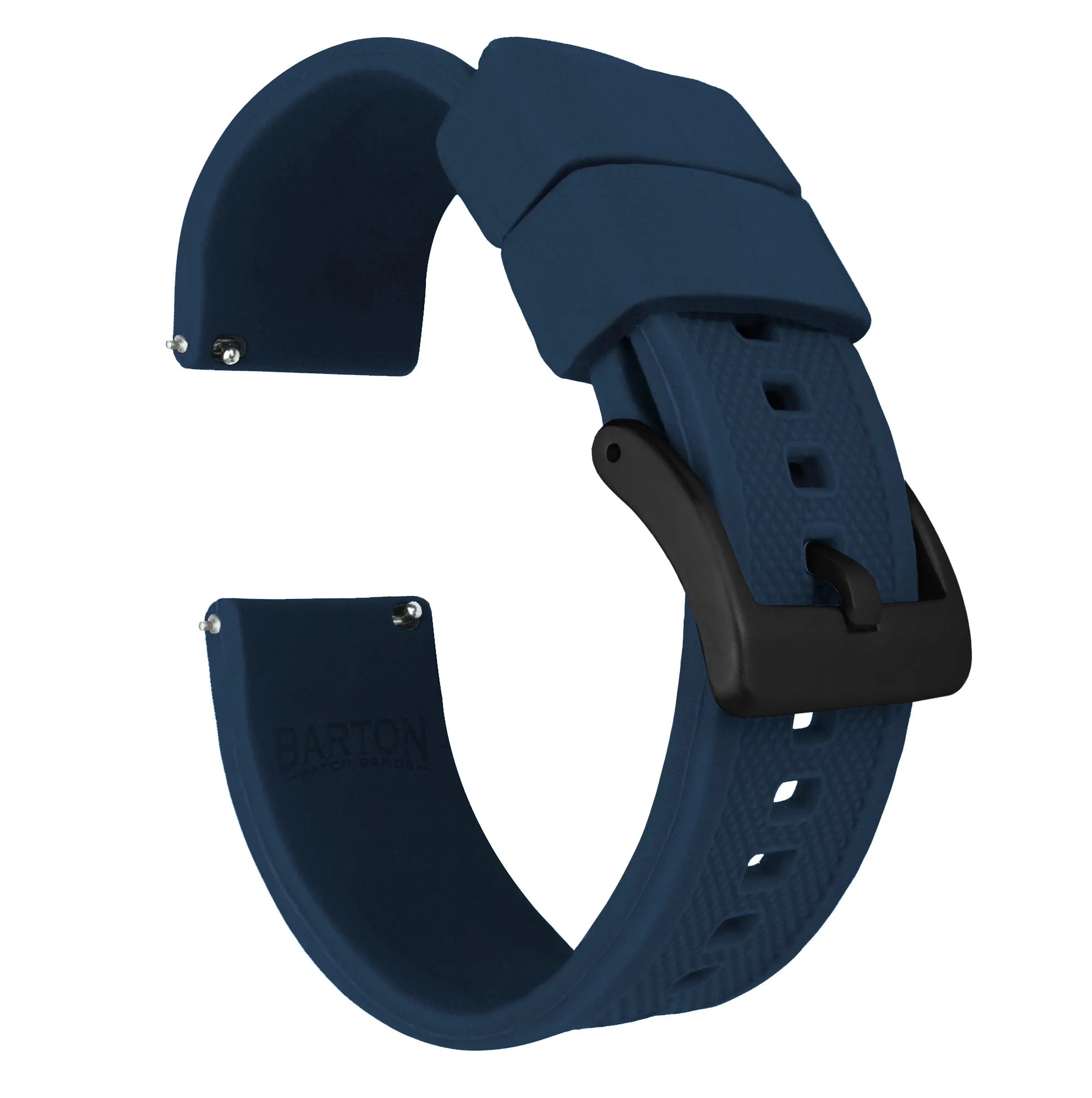 Samsung Galaxy Watch Active 2 Fkm Rubber Navy Blue Watch Band