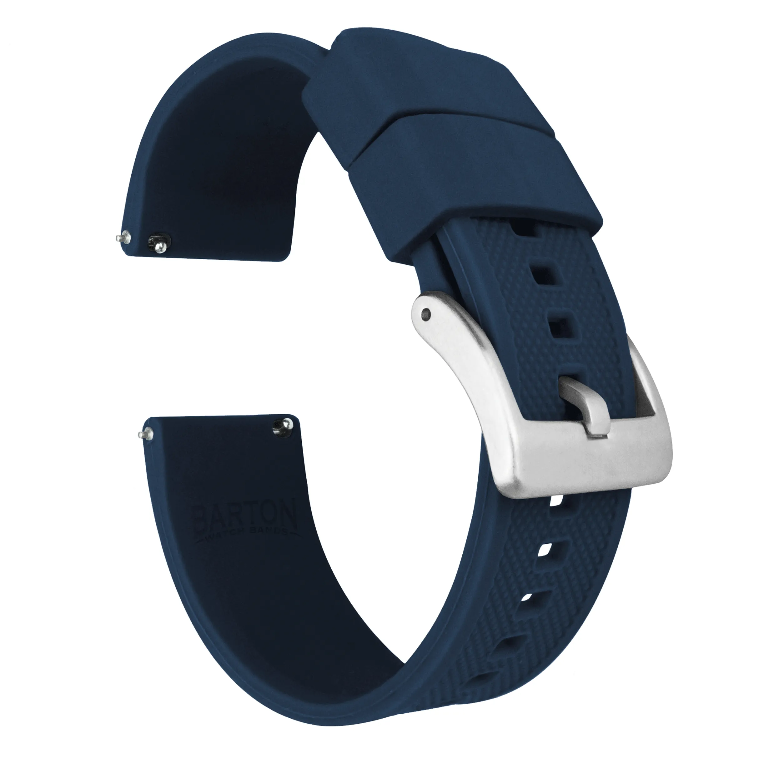 Samsung Galaxy Watch Active 2 Fkm Rubber Navy Blue Watch Band