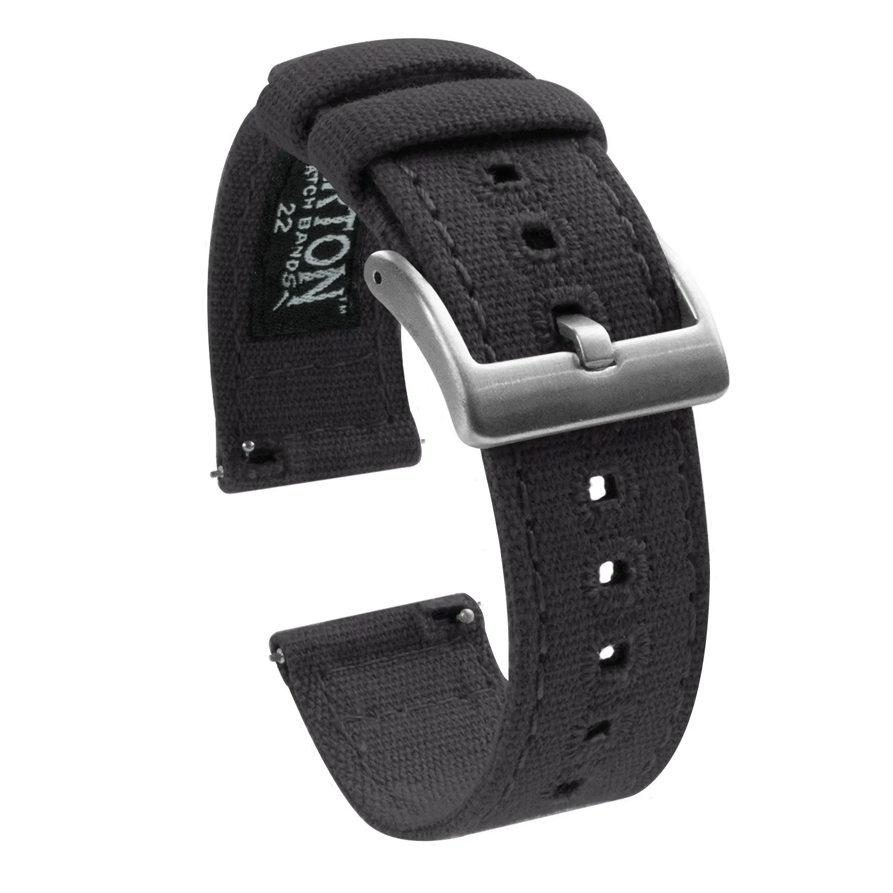 Samsung Galaxy Watch Active 2 Smoke Grey Canvas Watch Band