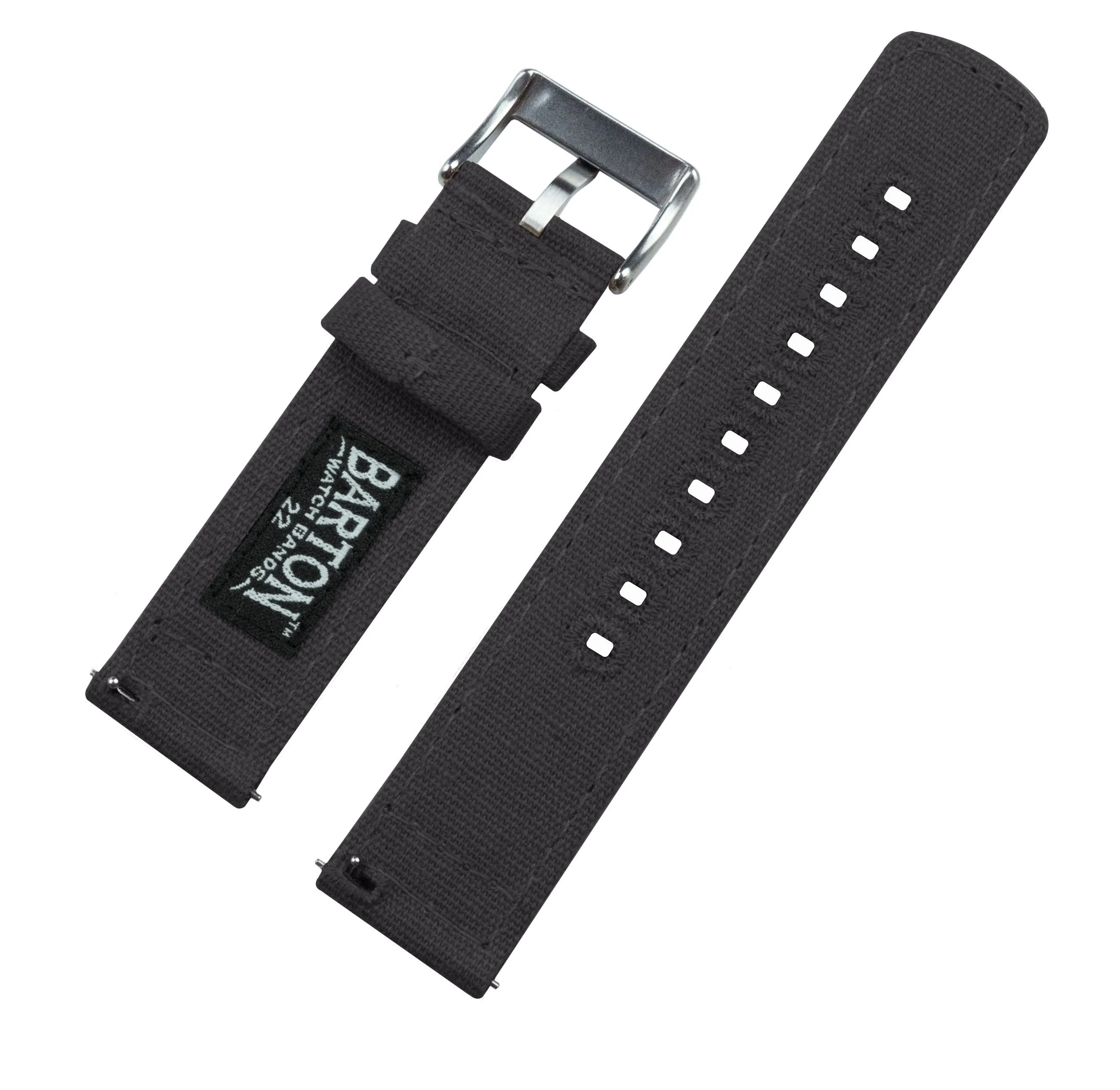 Samsung Galaxy Watch Active 2 Smoke Grey Canvas Watch Band