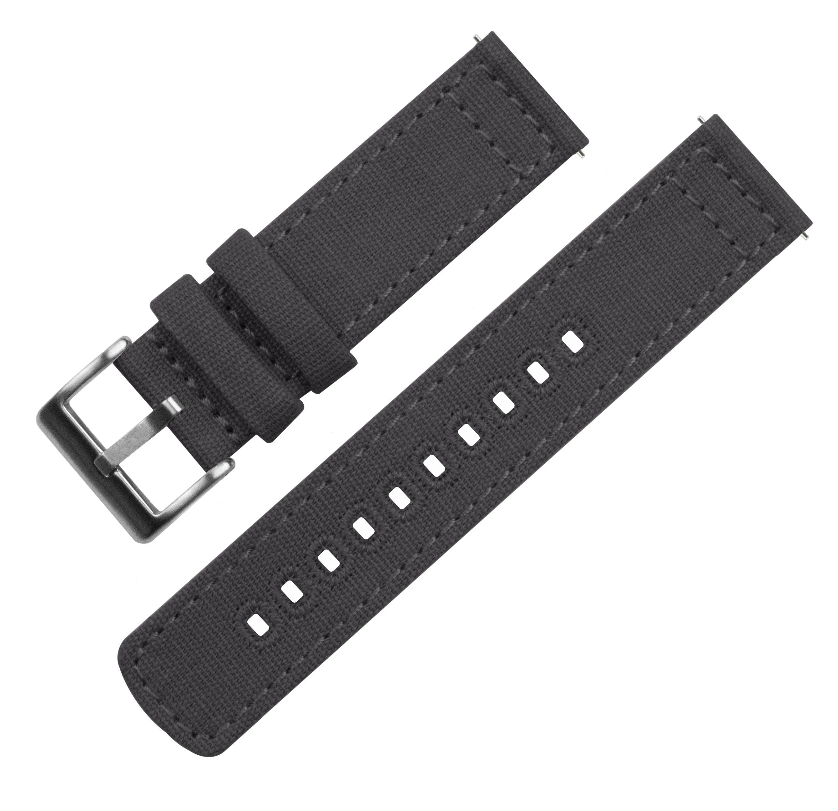 Samsung Galaxy Watch Active 2 Smoke Grey Canvas Watch Band