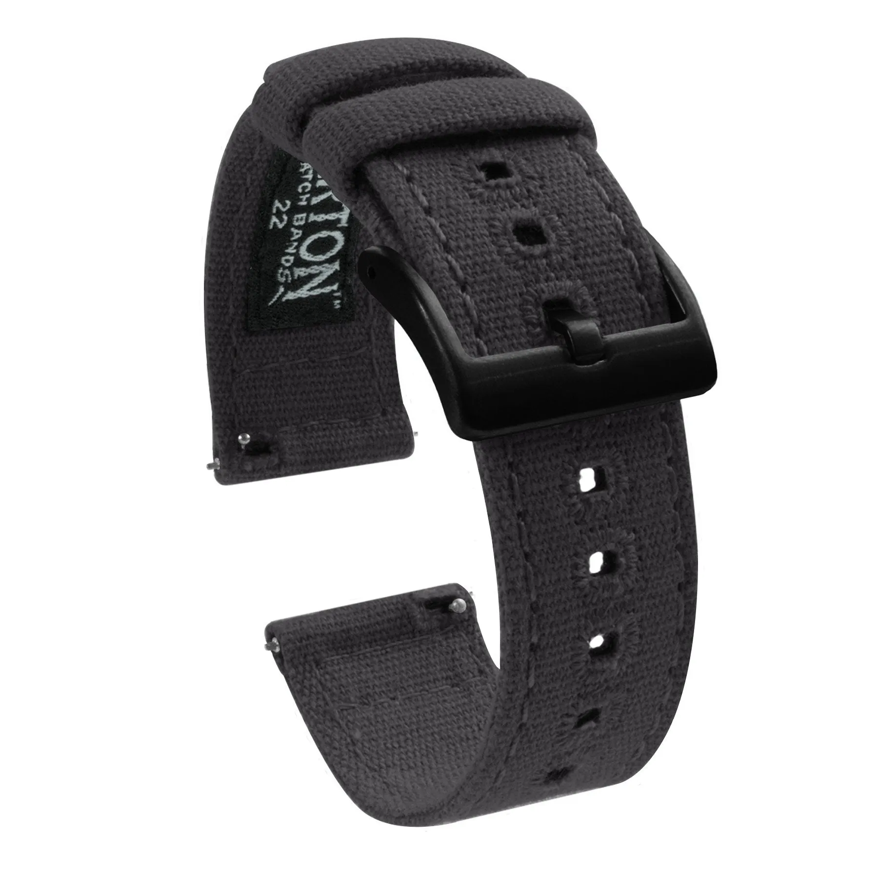 Samsung Galaxy Watch Active 2 Smoke Grey Canvas Watch Band