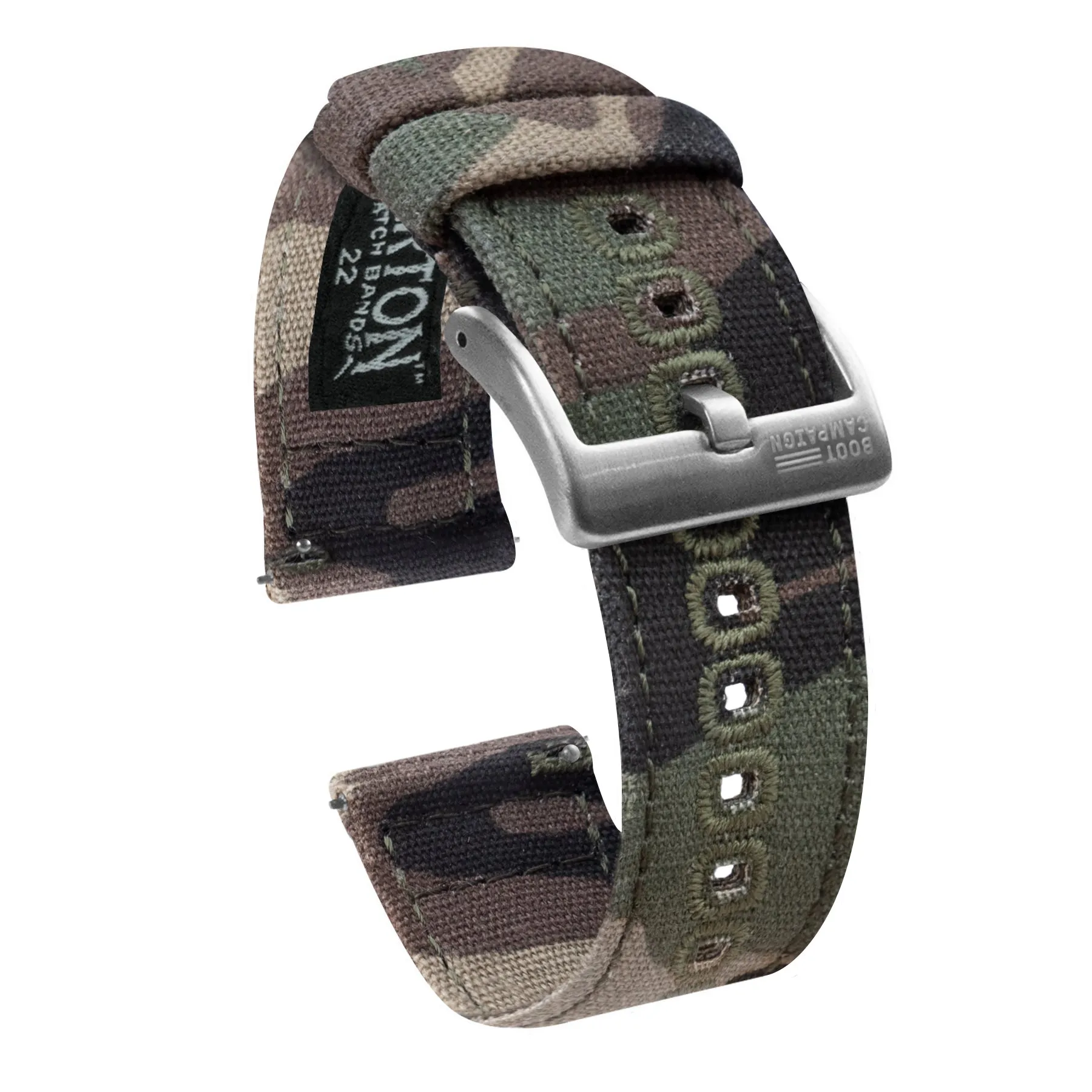 Samsung Galaxy Watch Active Camouflage Canvas Watch Band