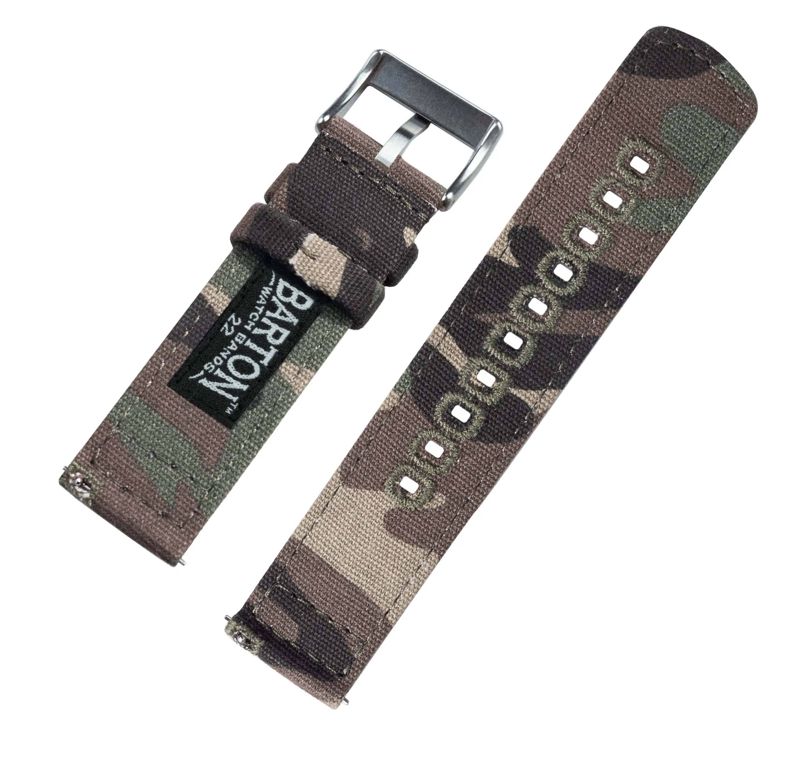 Samsung Galaxy Watch Active Camouflage Canvas Watch Band