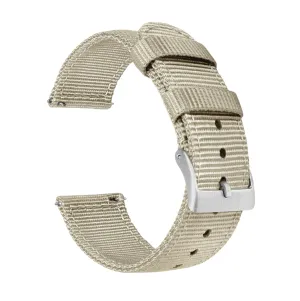 Samsung Galaxy Watch Active Two Piece NATO® style Khaki Tan Watch Band