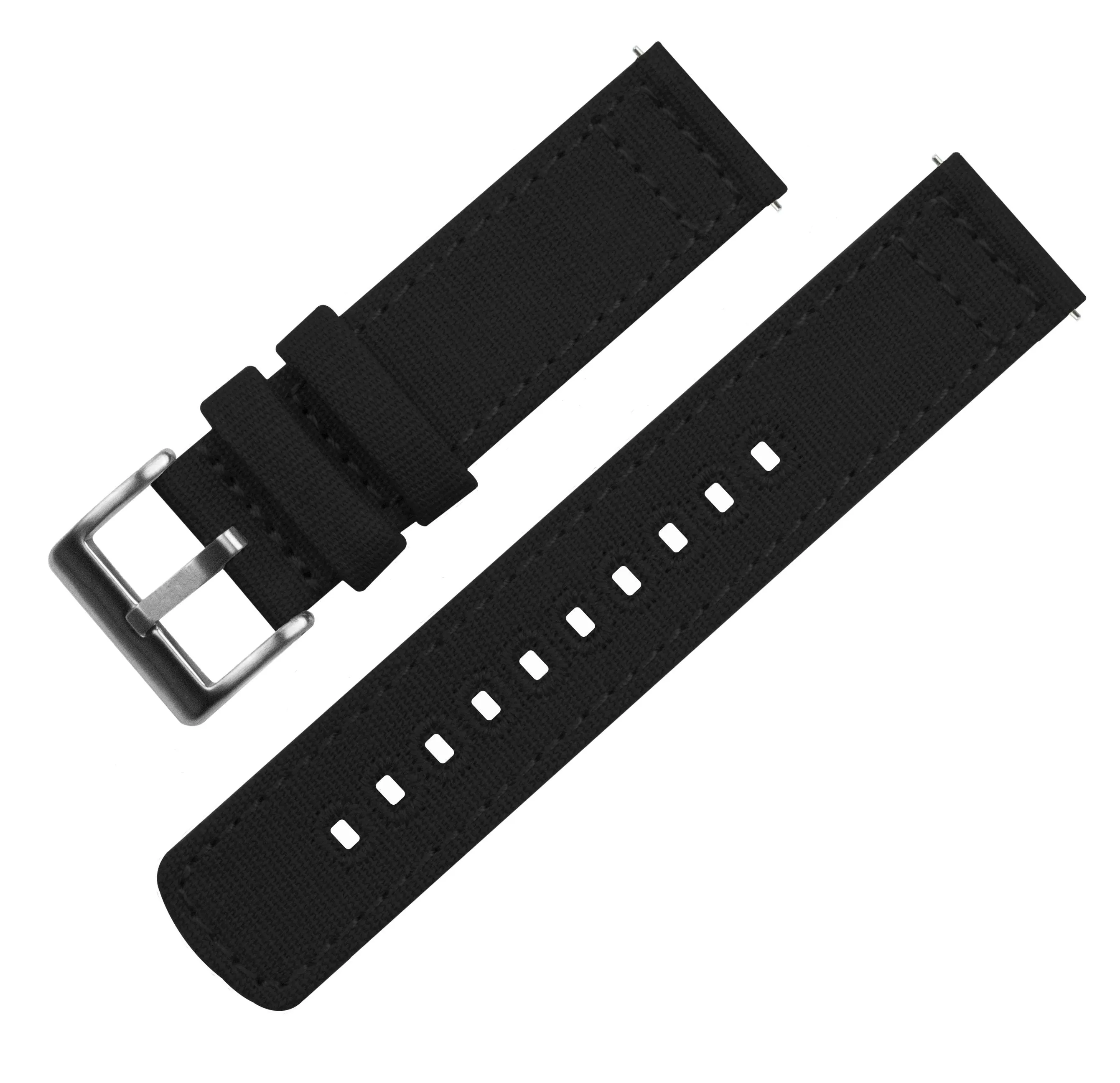 Samsung Galaxy watch7 Black Canvas Watch Band
