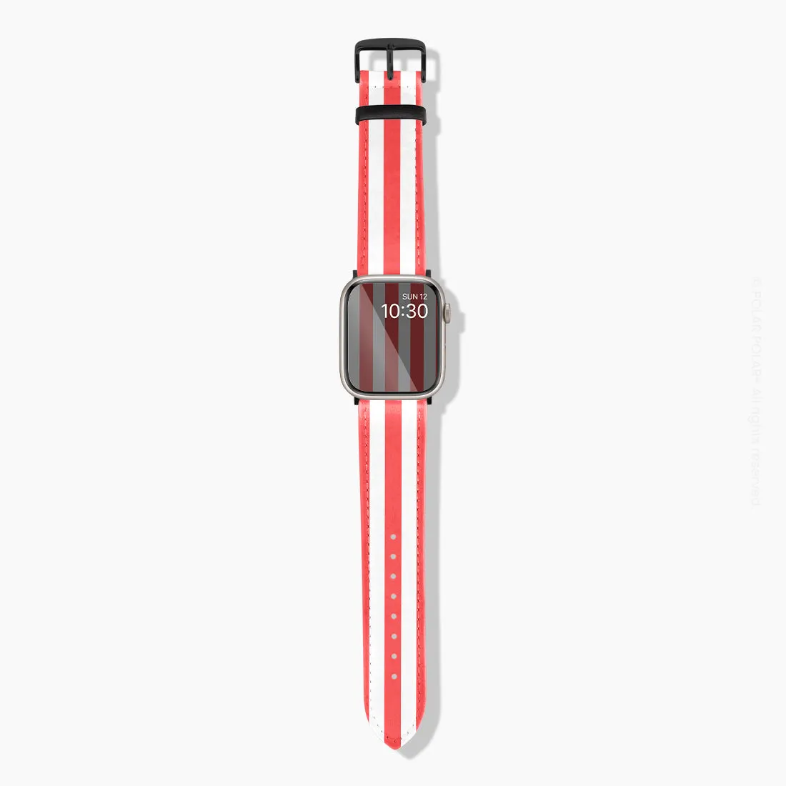 Scarlet Stripe - Apple Watch Band