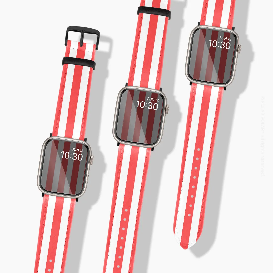 Scarlet Stripe - Apple Watch Band