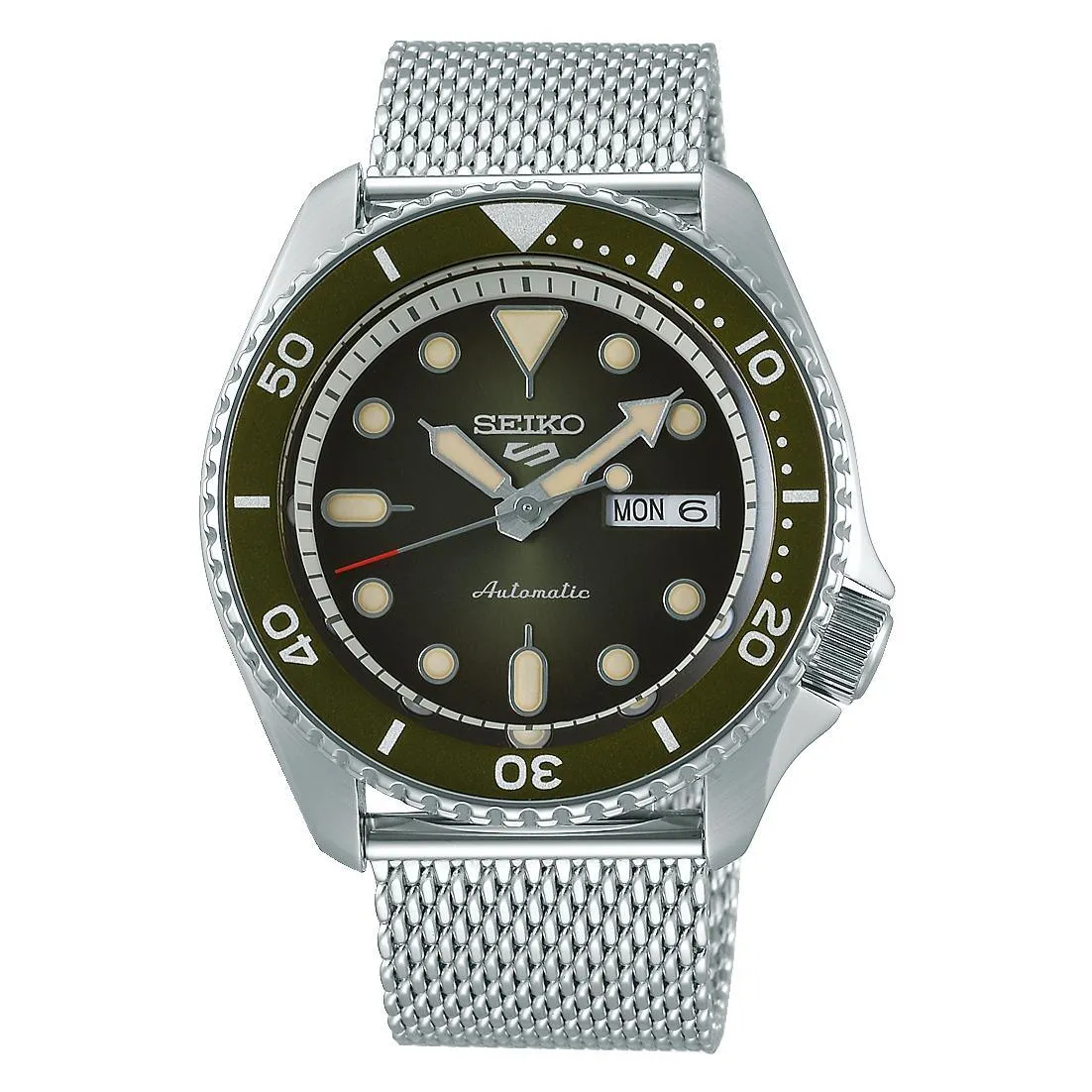 Seiko 5 Sports Automatic Green Dial Men's Watch SRPD75K1