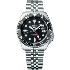 Seiko 5 Sports GMT SSK001K1 SSK001 Black Dial Automatic Watch