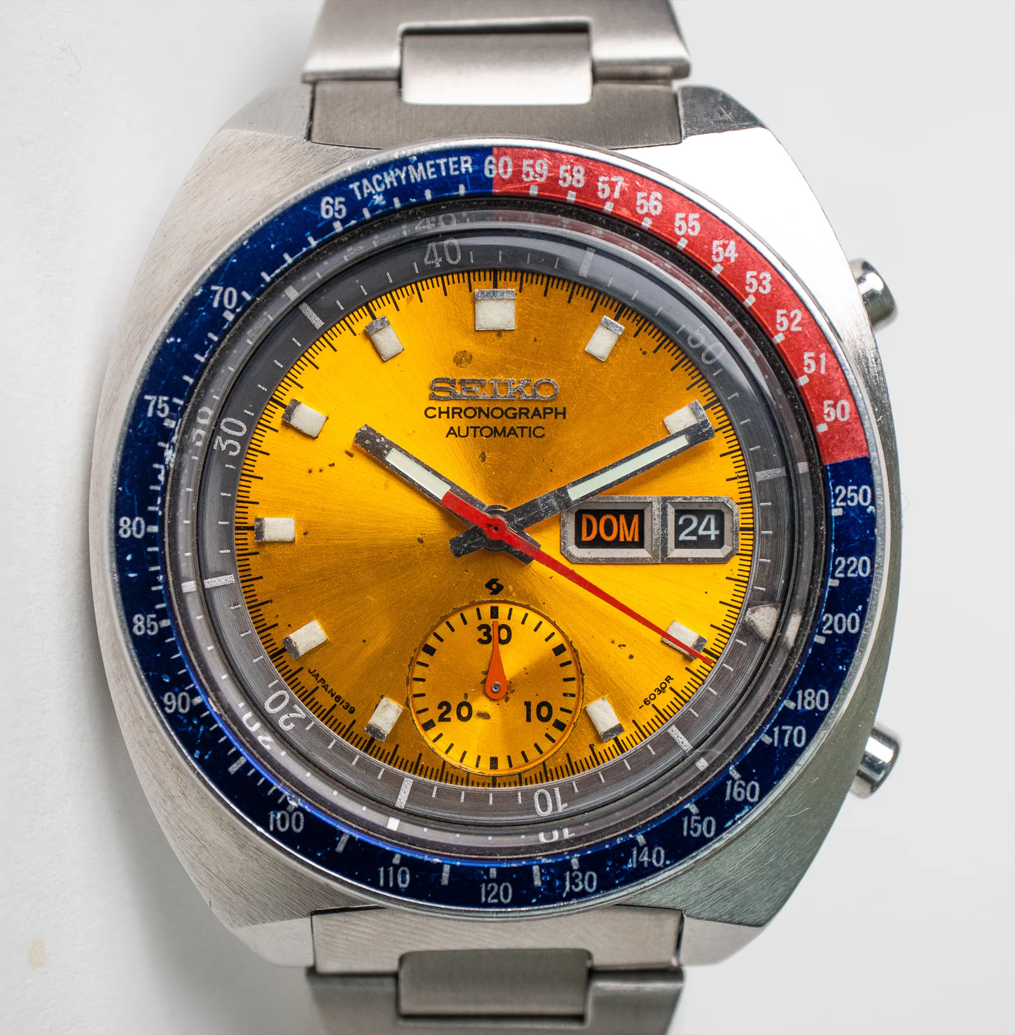 Seiko 6139-6002 Pogue Yellow Dial