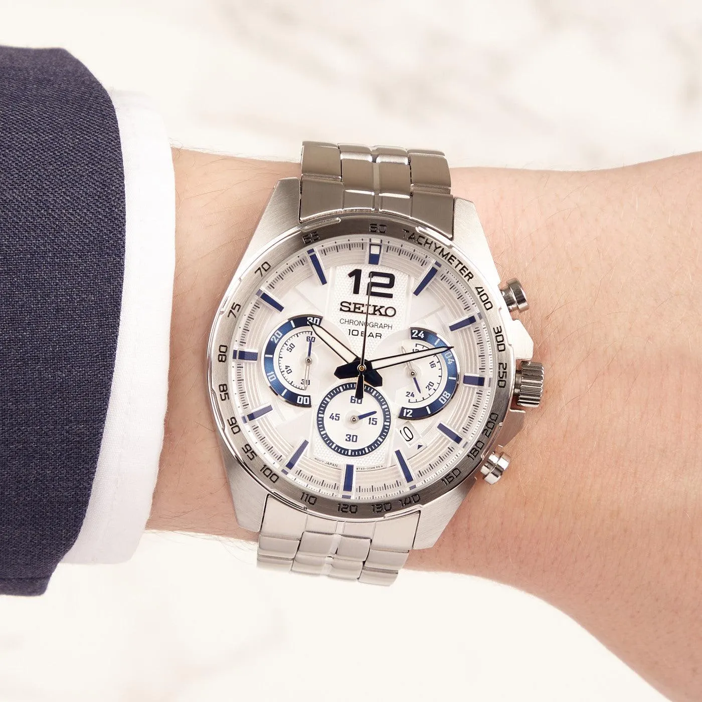 Seiko Quartz Men's Watch SSB343