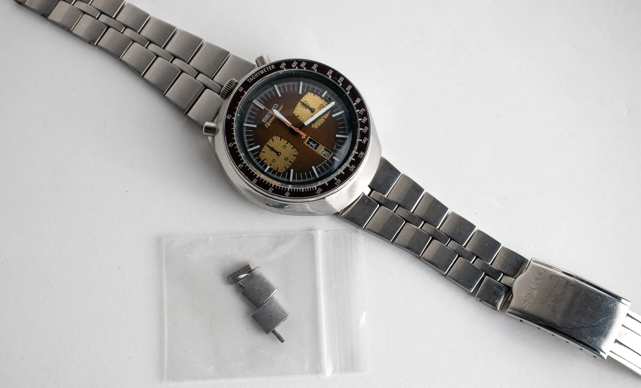 Seiko Speedtimer 6138-0040 Brown Bullhead