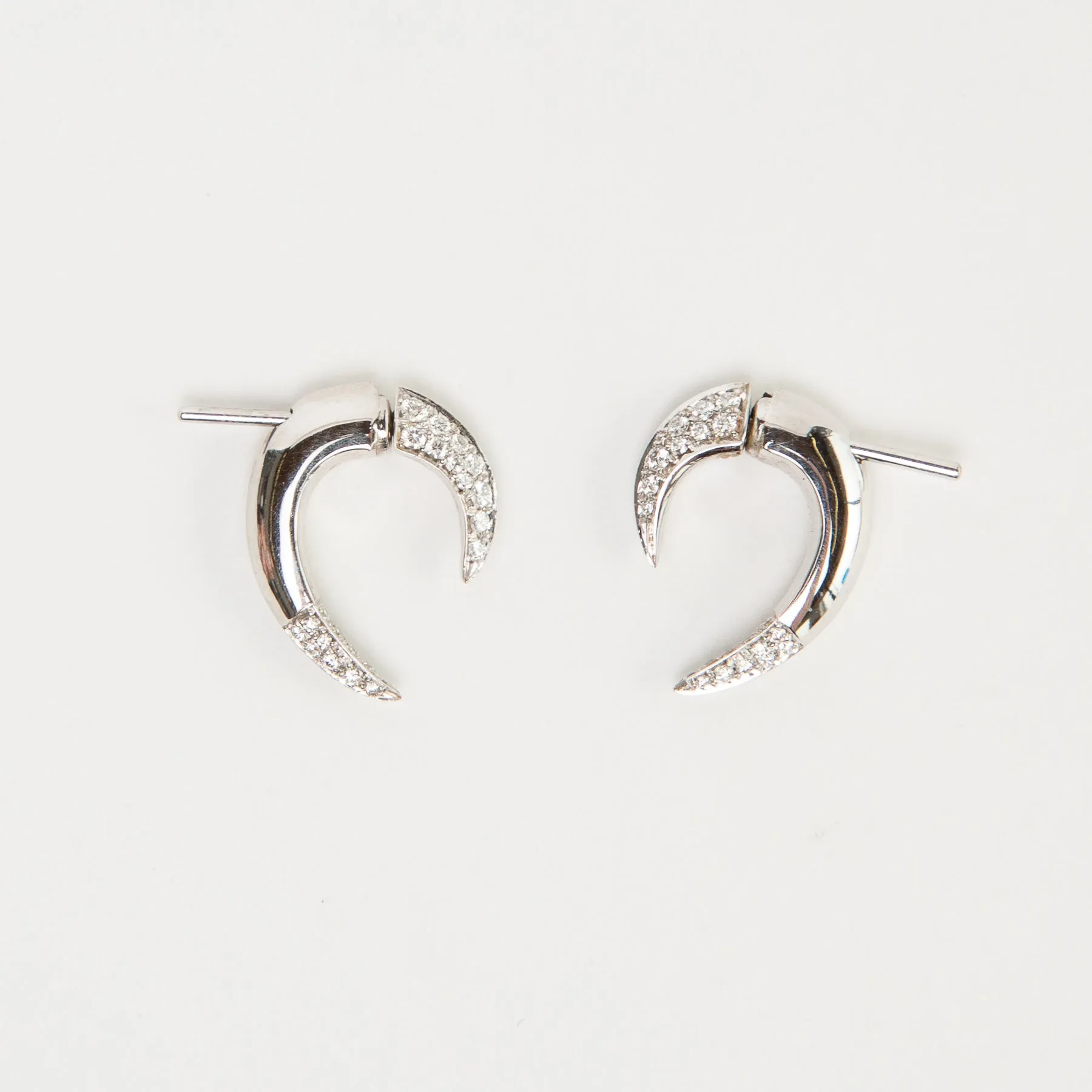 SHAUN LEANE | SMALL DIAMOND TALON EARRINGS