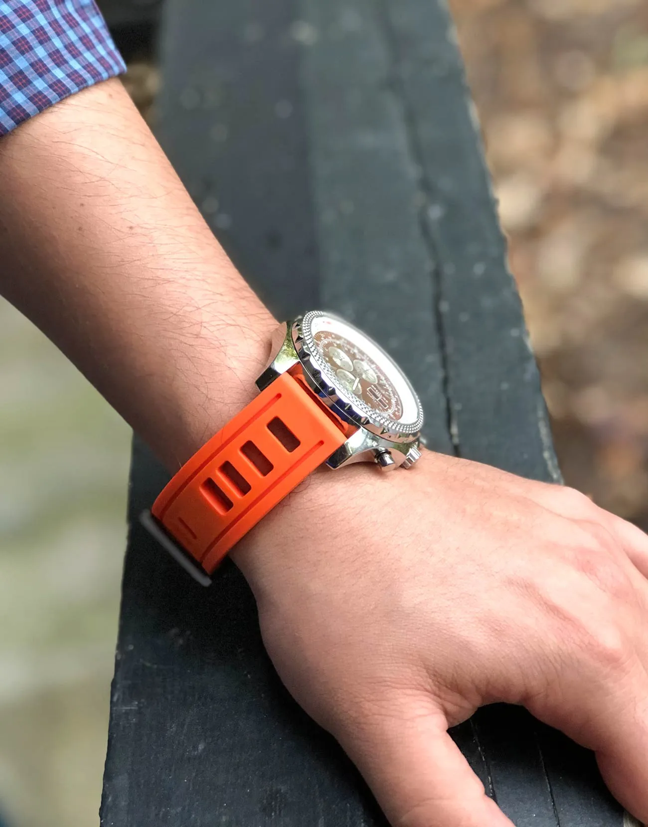 Silicon Rubber Isofrane Style Diving watch bands straps