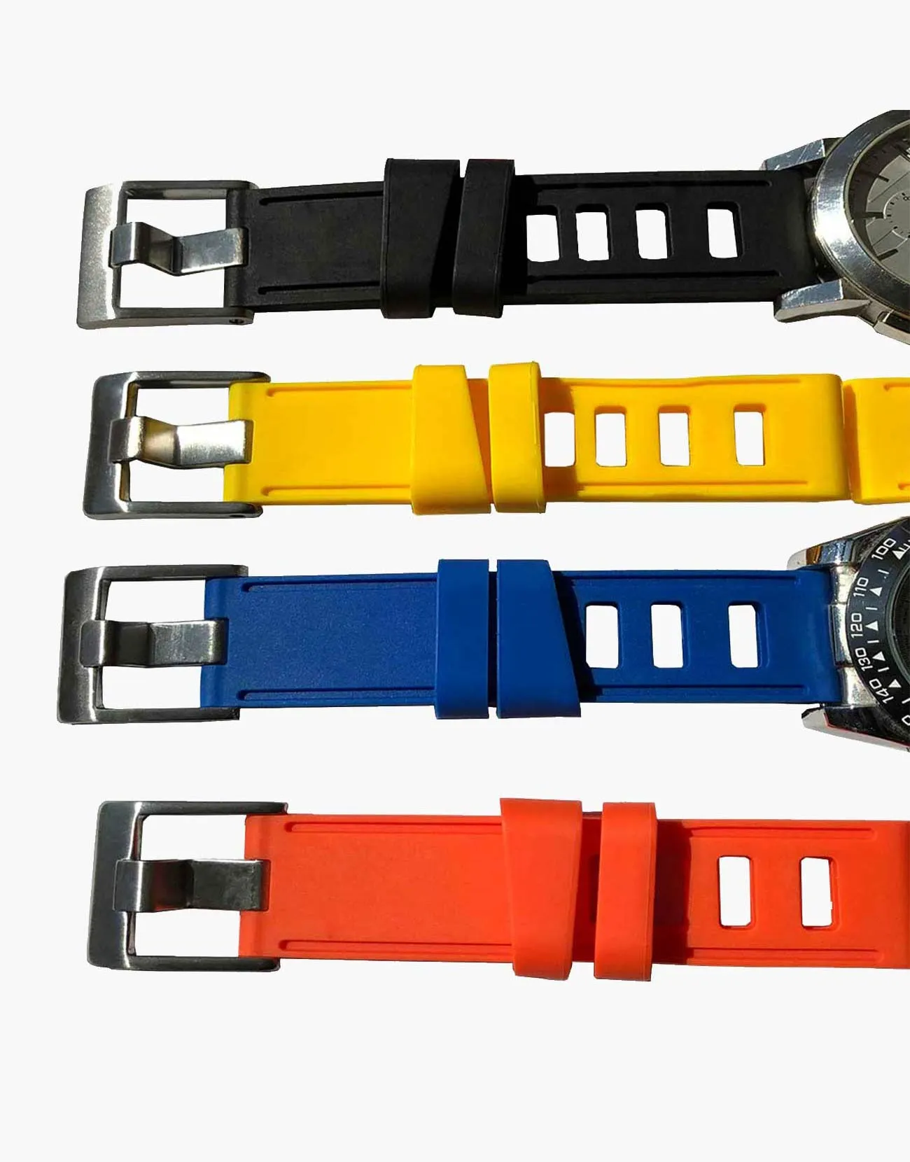 Silicon Rubber Isofrane Style Diving watch bands straps
