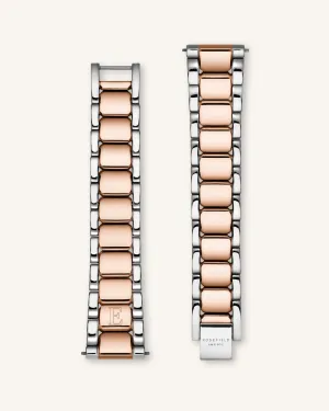 Silver-Rose Gold Strap Personalized